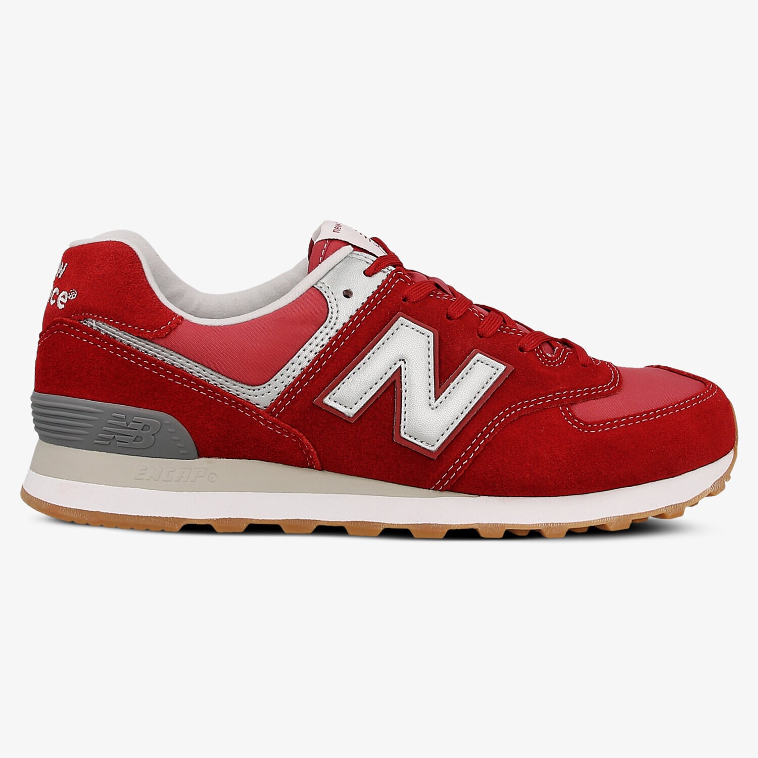 Buty sneakersy męskie NEW BALANCE ML574HRT ML574HRT CZERWONY
