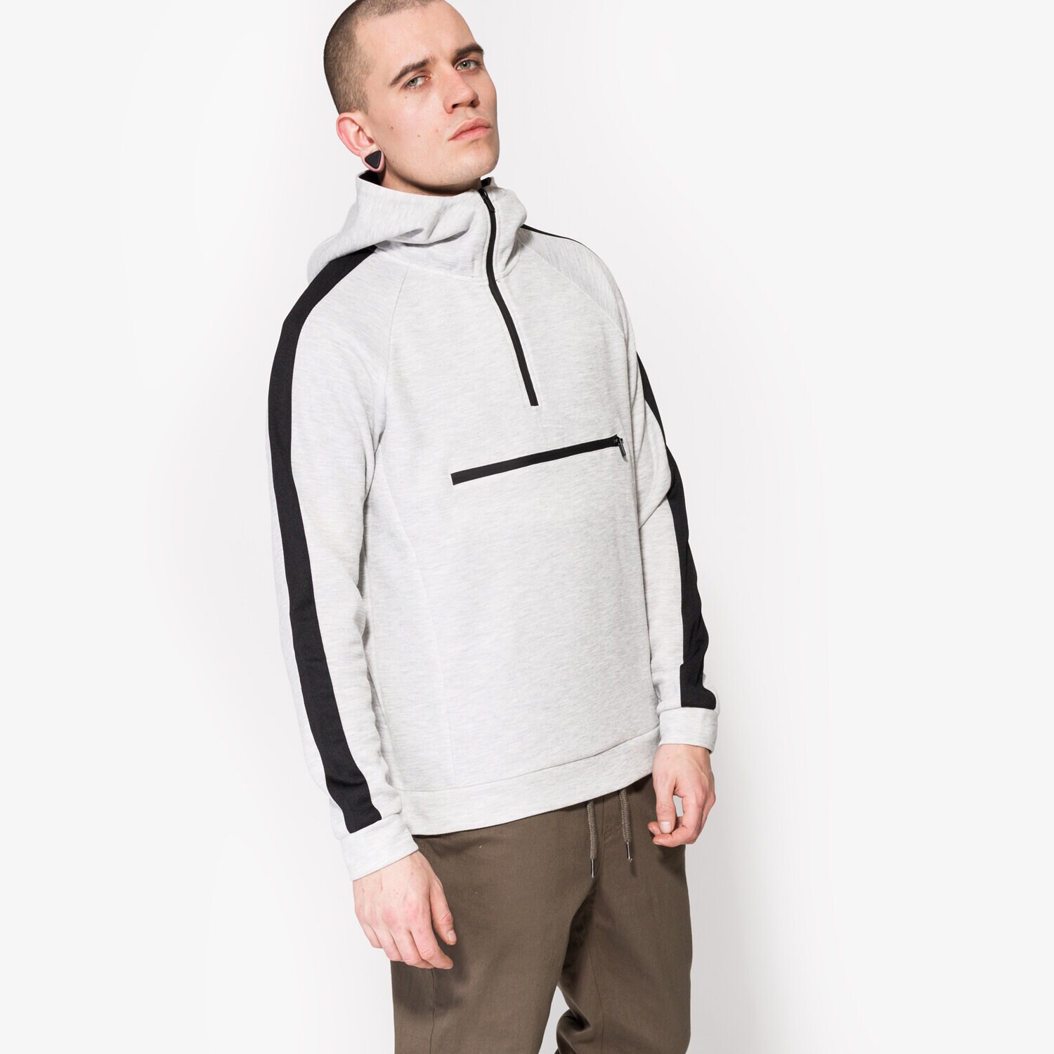 Bluza męska CONFRONT BLUZA ATWOOD CF17BLM18001 SZARY