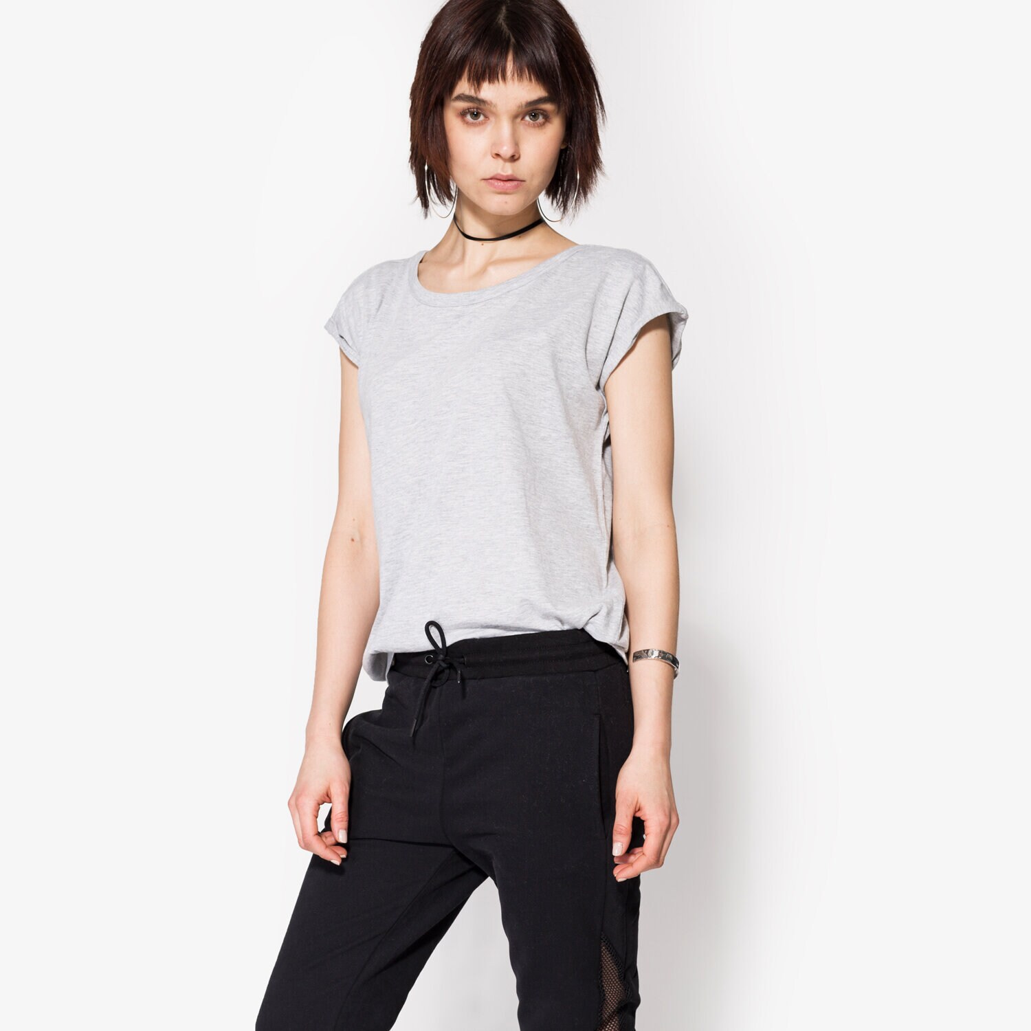 Koszulka, t-shirt damski CONFRONT T-SHIRT SS KICK CF17TSD31001 SZARY