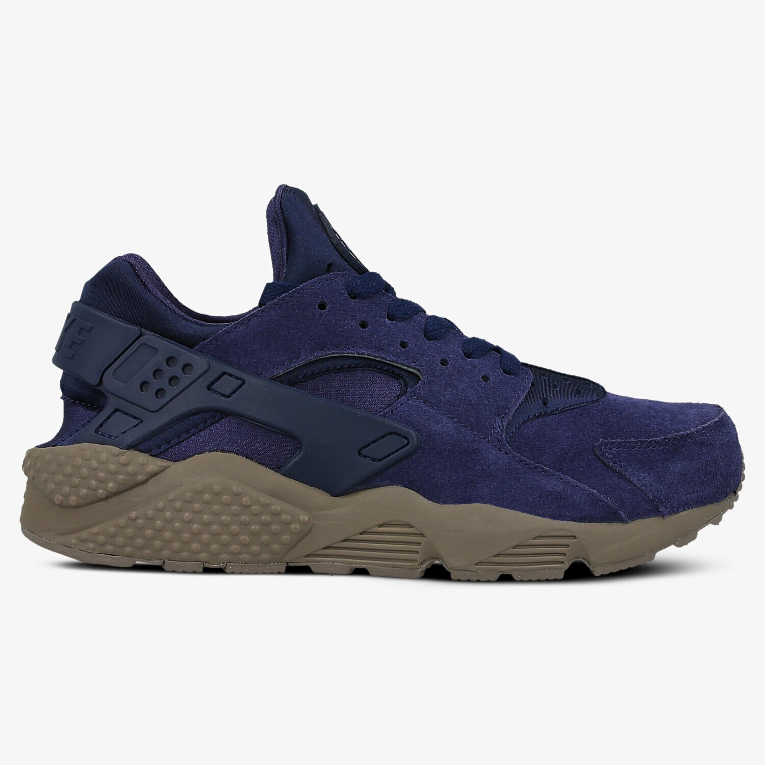 Buty sneakersy męskie NIKE AIR HUARACHE RUN SE 852628400 GRANATOWY