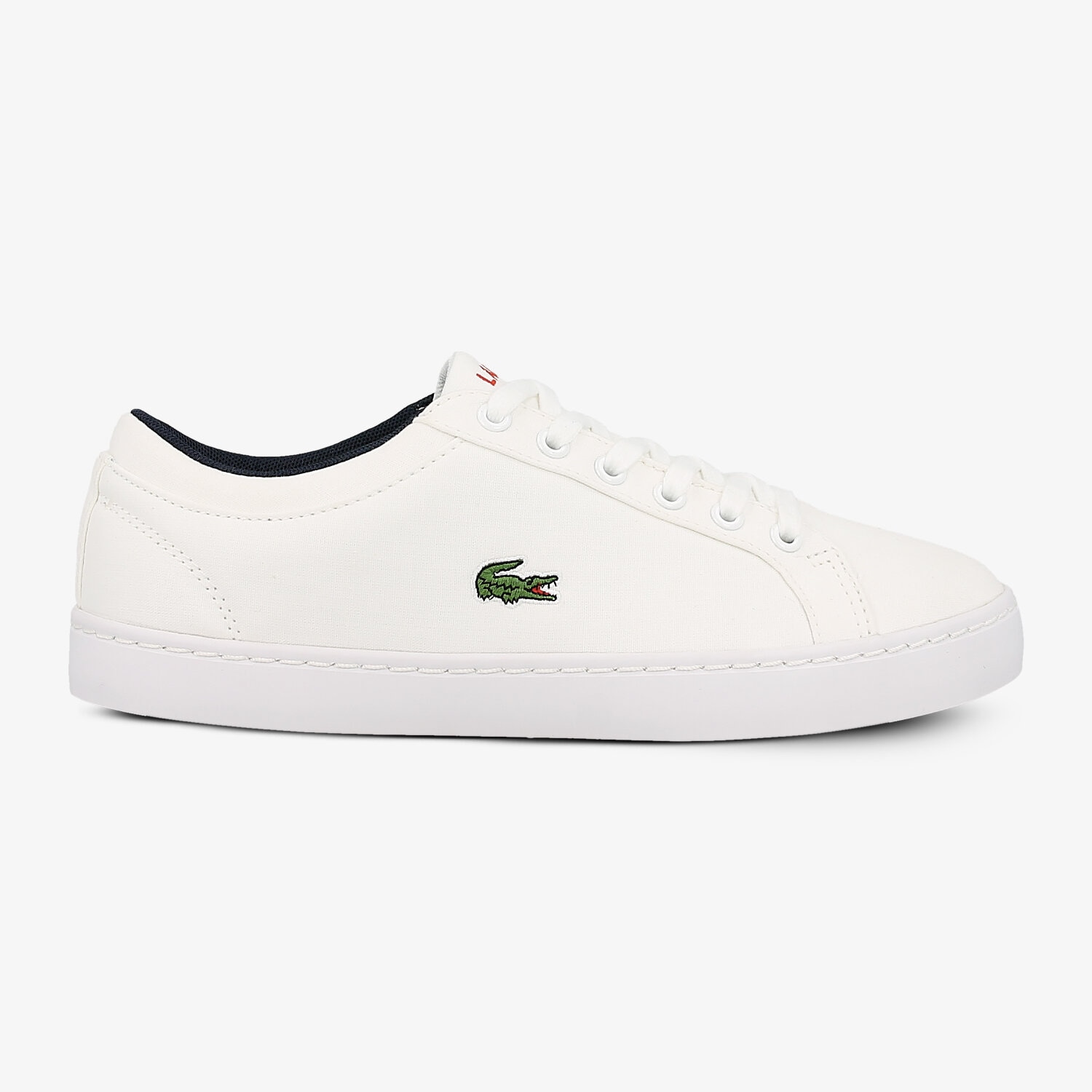 Buty sneakersy dla dzieci LACOSTE STRAIGHTSET LACE 117 3 733CAJ1036001 BIAŁY