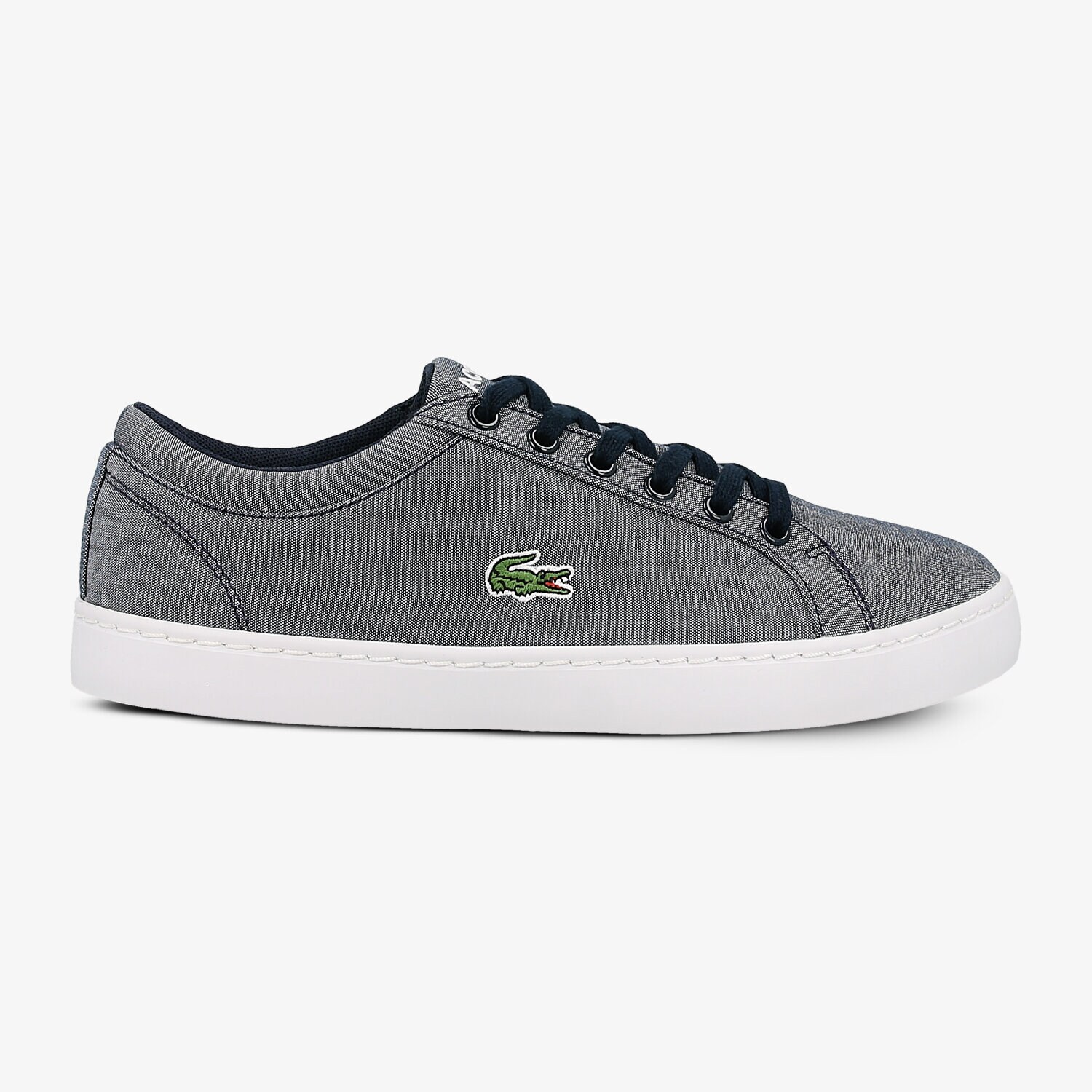 Buty sneakersy dla dzieci LACOSTE STRAIGHTSET LACE 117 3 733CAJ1036003 SZARY