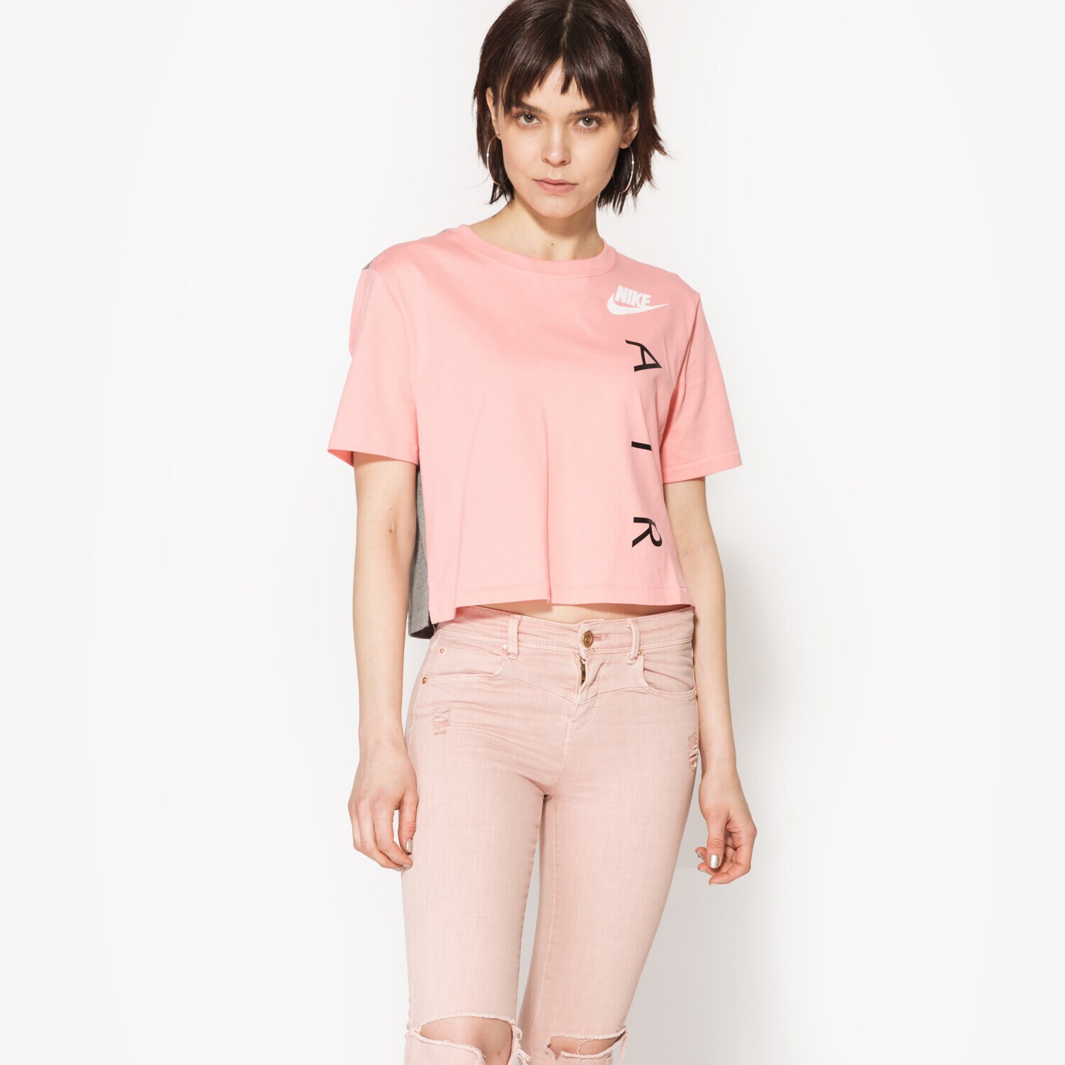 Koszulka, t-shirt damski NIKE T-SHIRT SS NSW TOP AIR 856867808 RÓŻOWY