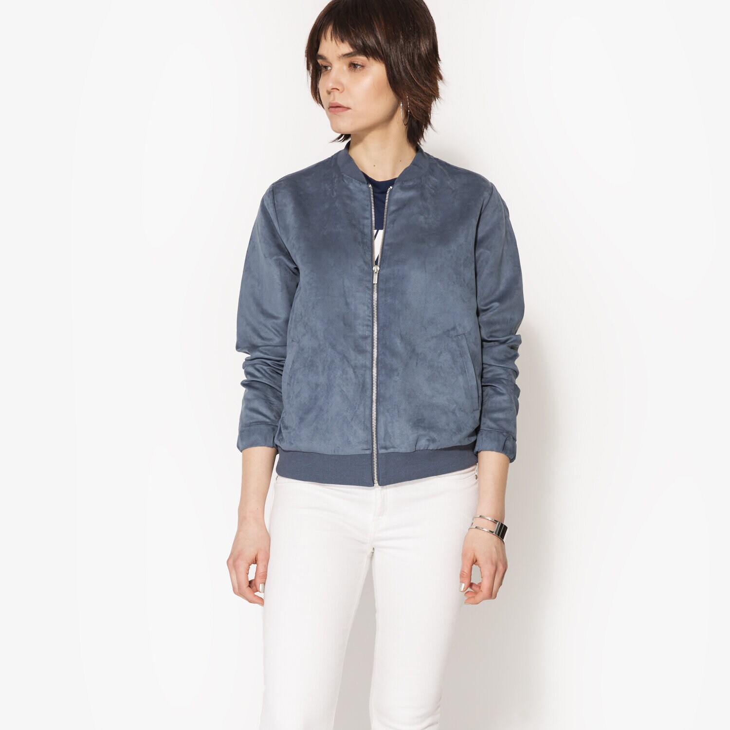 Kurtka wiosenna / jesienna damska CONFRONT KURTKA KORNAT CF17KUD33001 NIEBIESKI