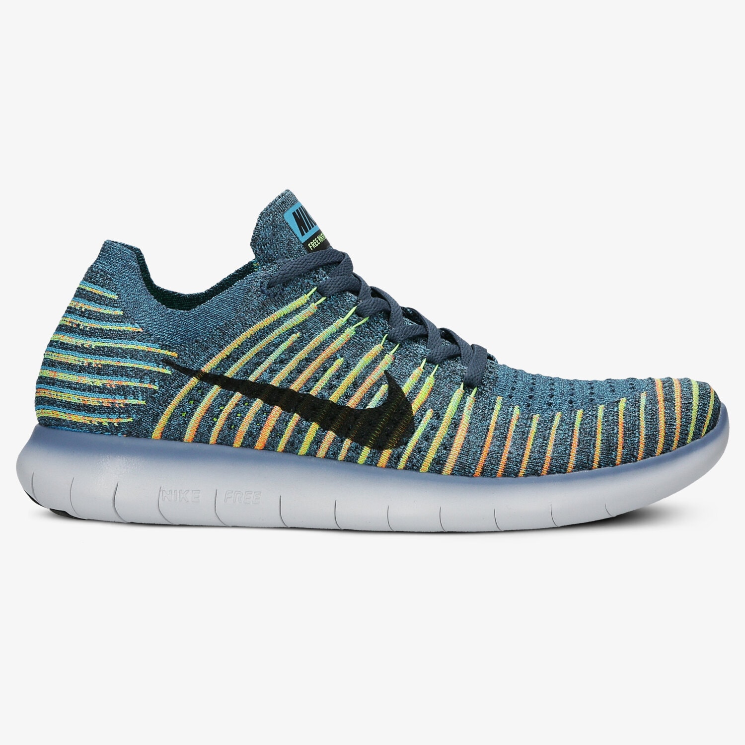 Buty sneakersy męskie NIKE FREE RN FLYKNIT 831069407 MULTICOLOR