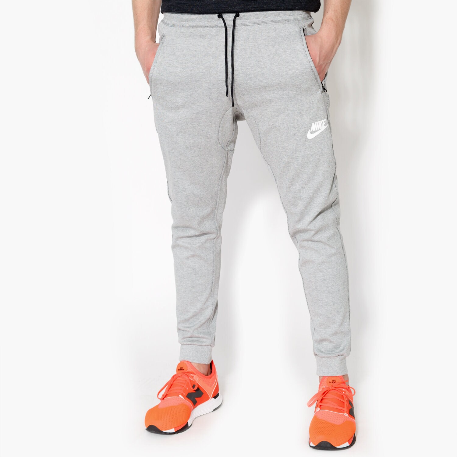 Spodnie sportowe męskie NIKE SPODNIE M NSW AV15 JGGR 804862064 SZARY