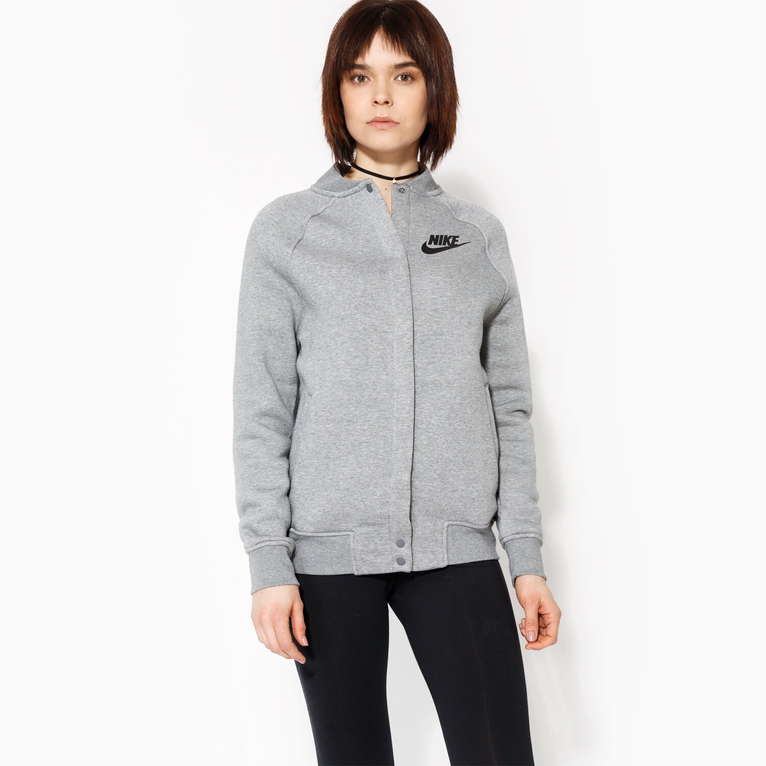Bluza damska NIKE BLUZA NSW RALLY JKT 831735091 SZARY