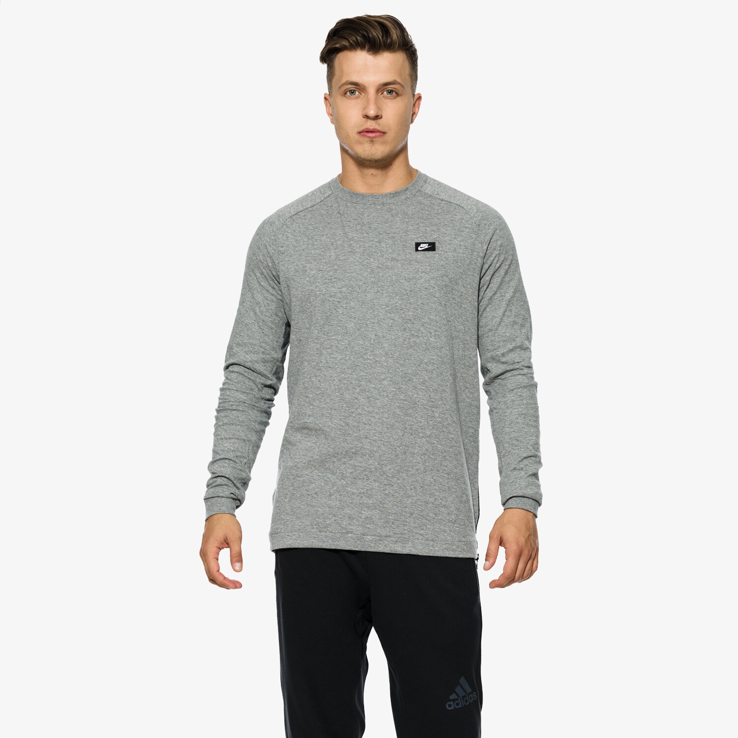 Bluza męska NIKE BLUZA NSW MODERN CREW LT WT 846350091 SZARY