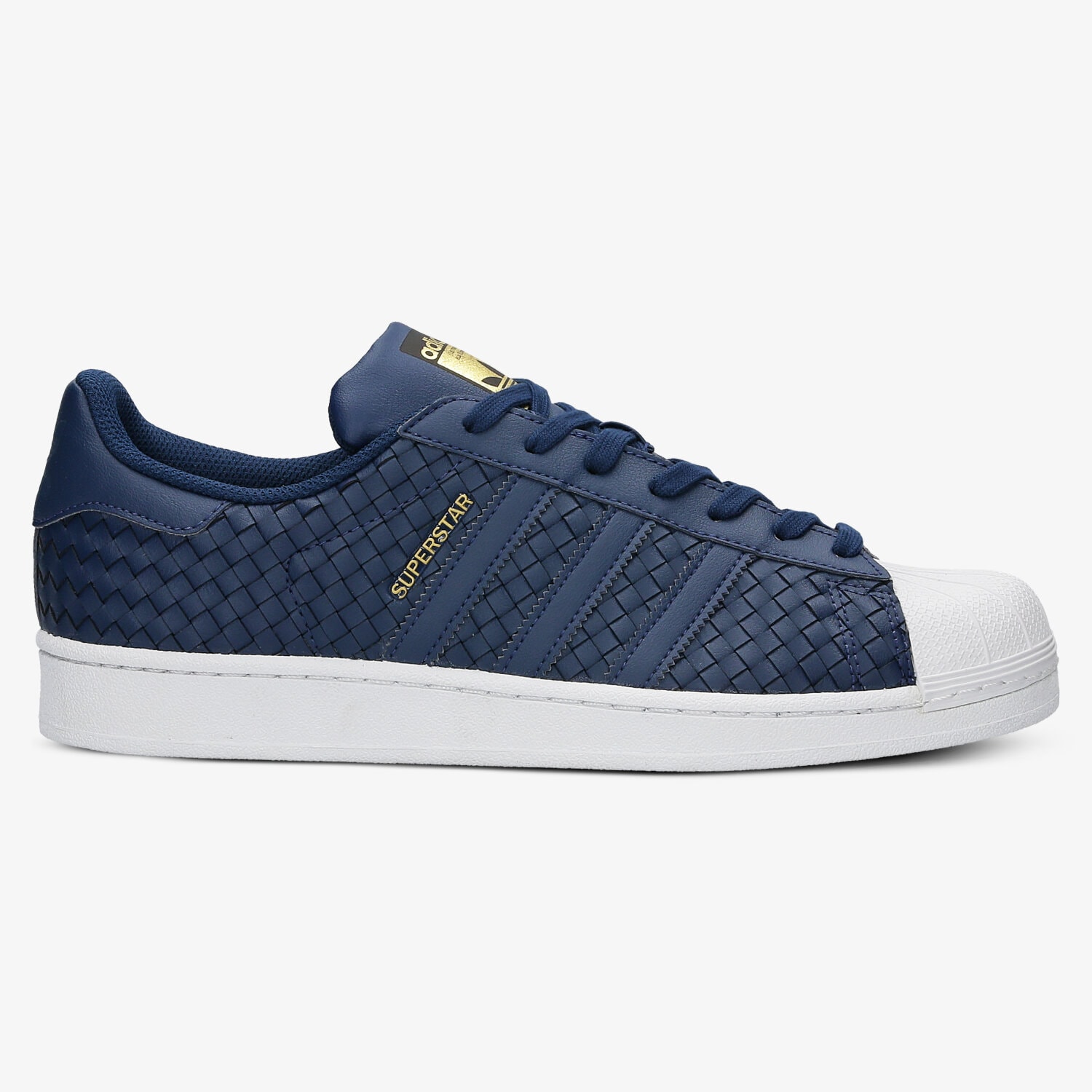 Buty sneakersy męskie ADIDAS SUPERSTAR BB2242 GRANATOWY