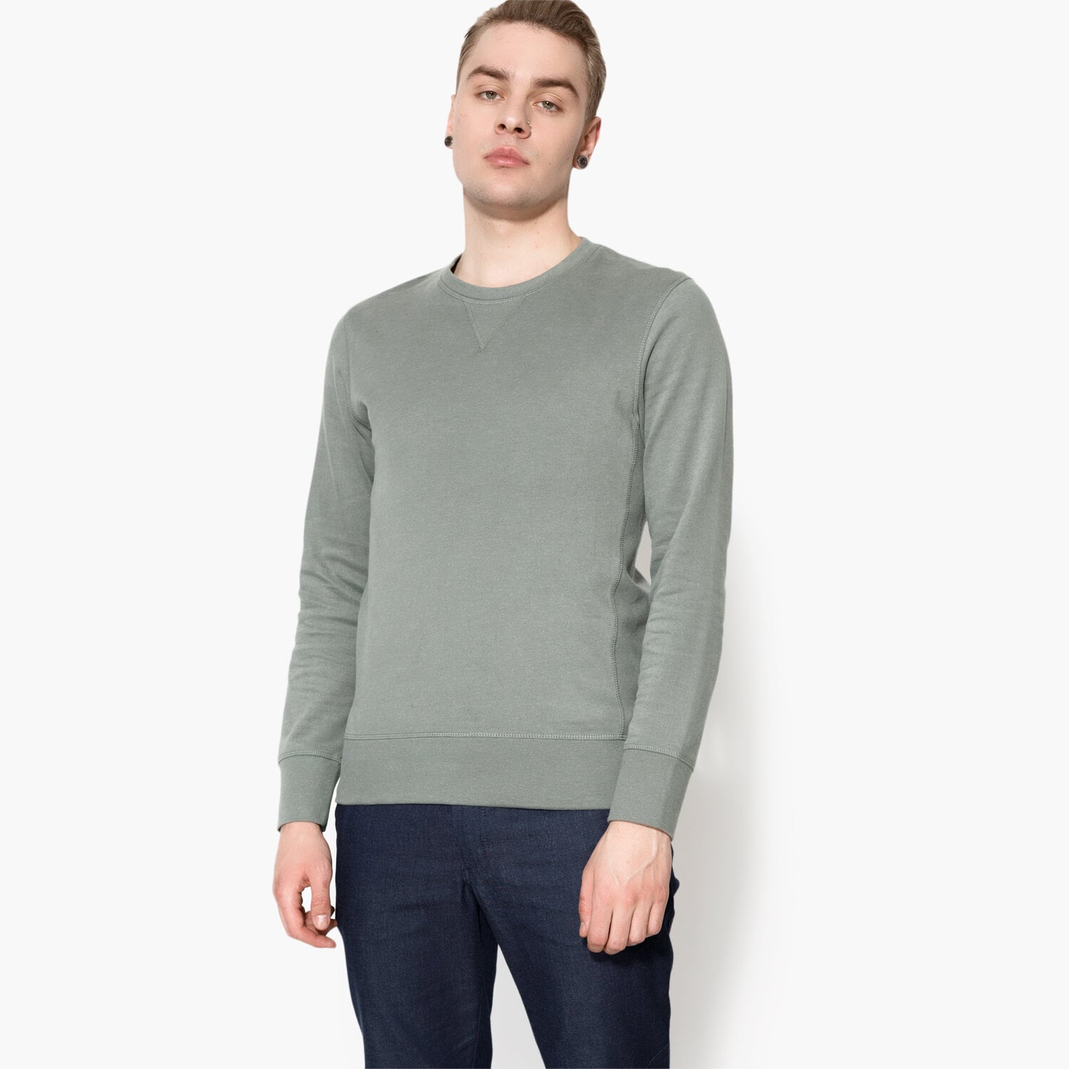 Bluza męska CONFRONT BLUZA FOND CFV17BLM01001 ZIELONY