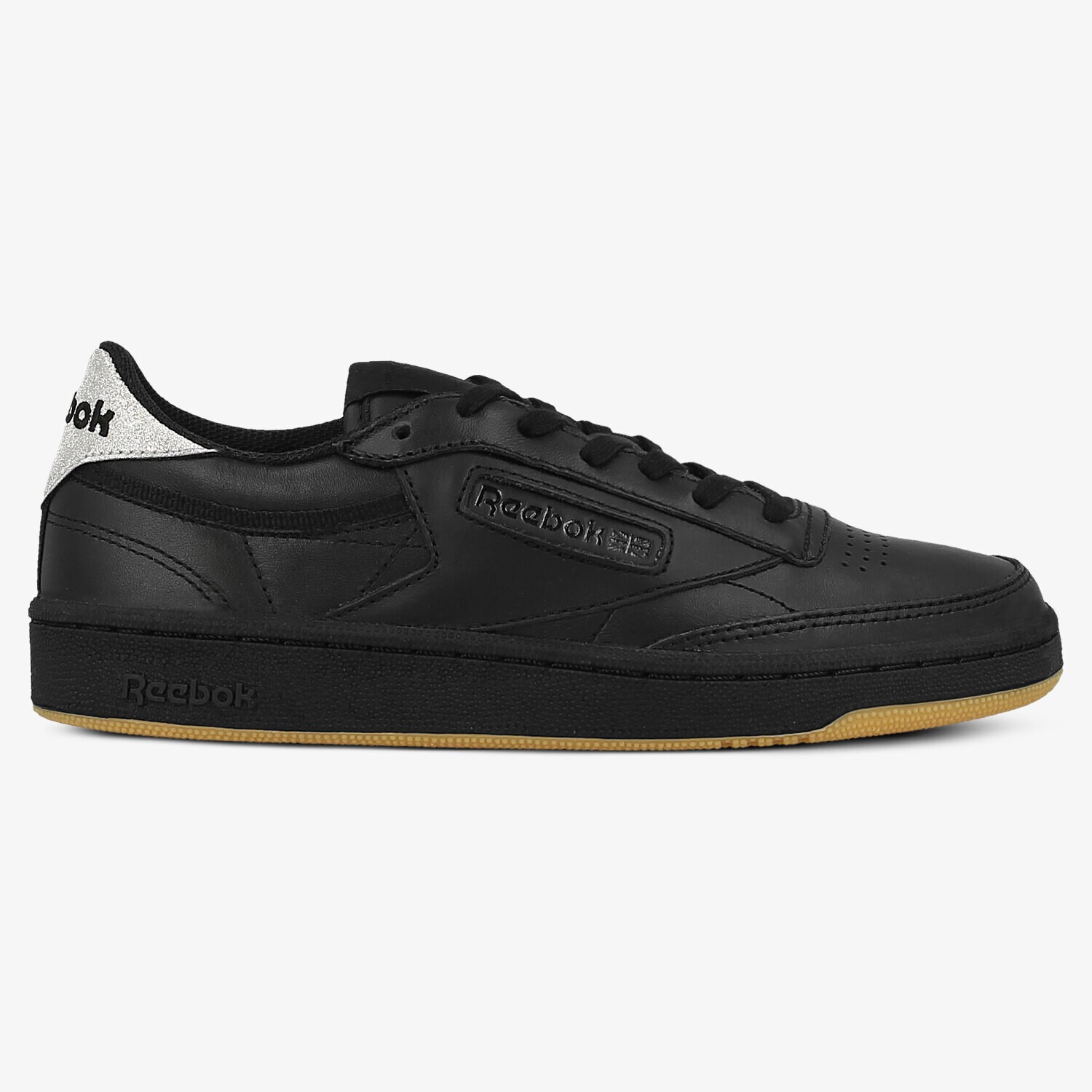 Buty sneakersy damskie REEBOK CLUB C 85 DIAMOND BD4425 CZARNY