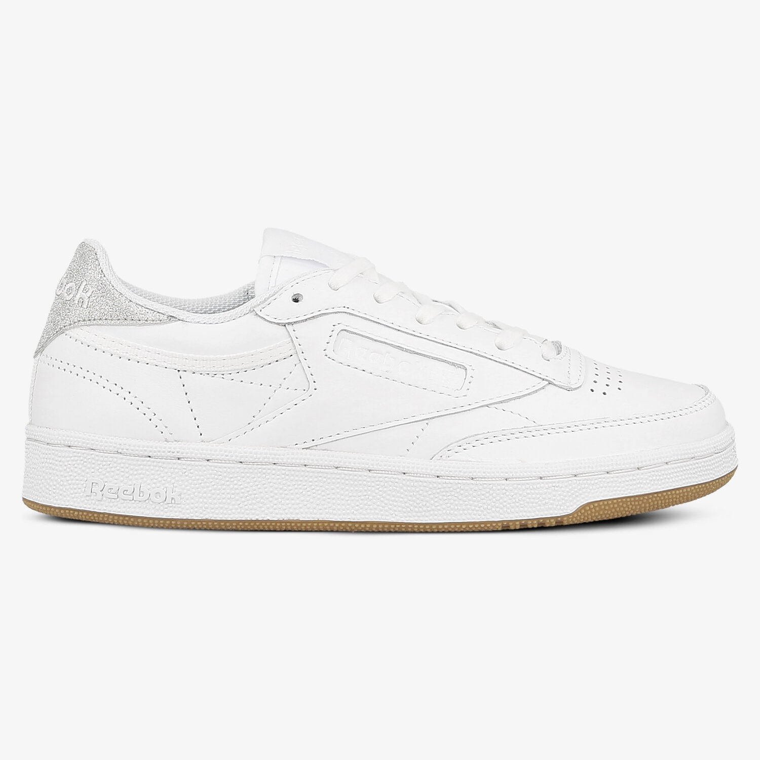 Buty sneakersy damskie REEBOK CLUB C 85 DIAMOND BD4427 BIAŁY
