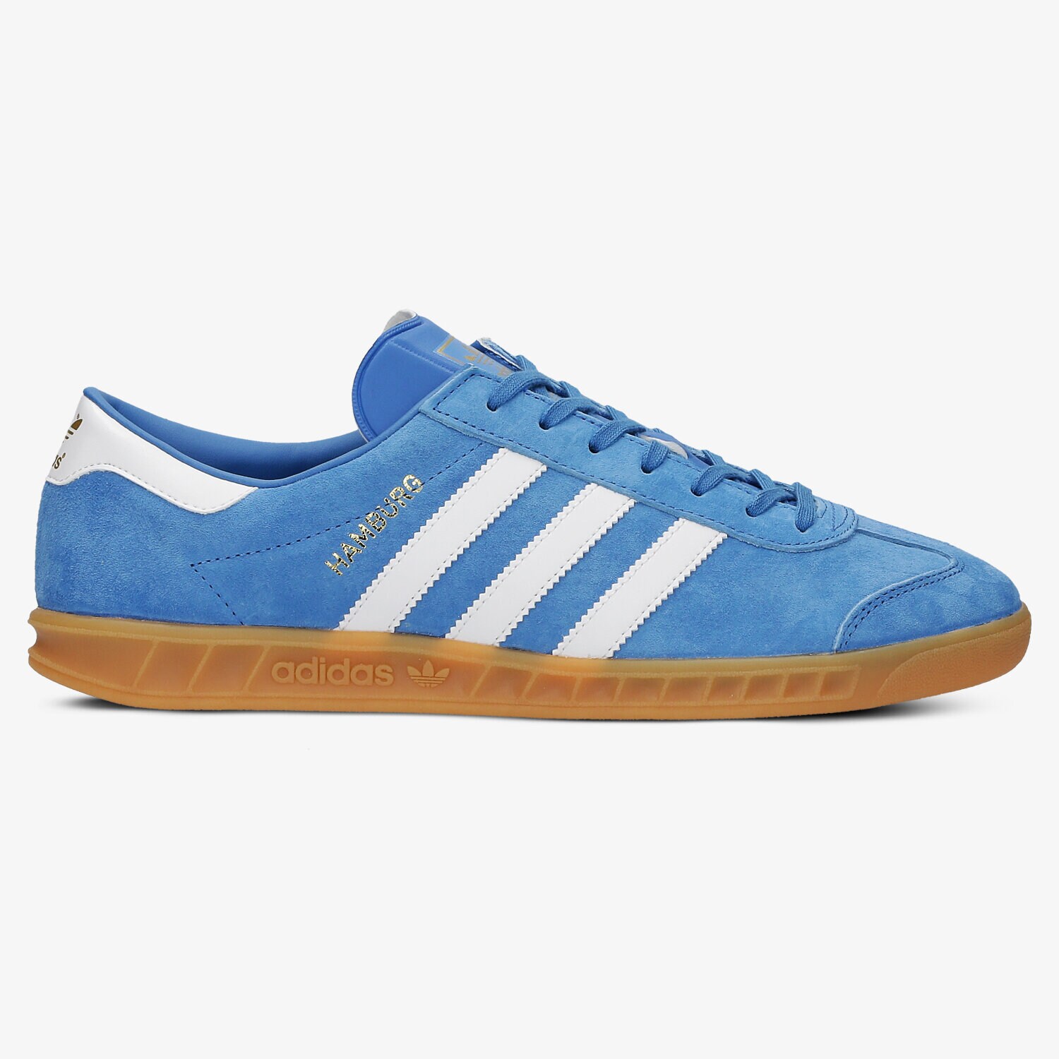 Buty sneakersy męskie ADIDAS HAMBURG S76697 NIEBIESKI