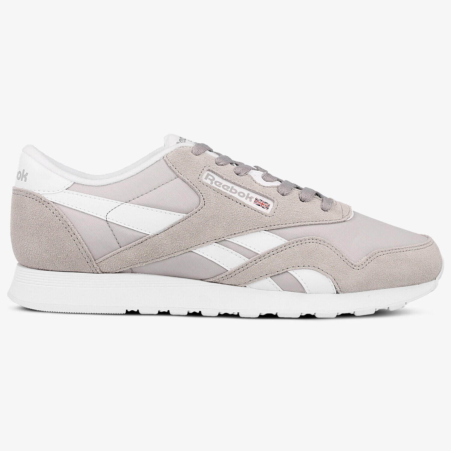 Buty sneakersy męskie REEBOK CL NYLON BD4903 SZARY