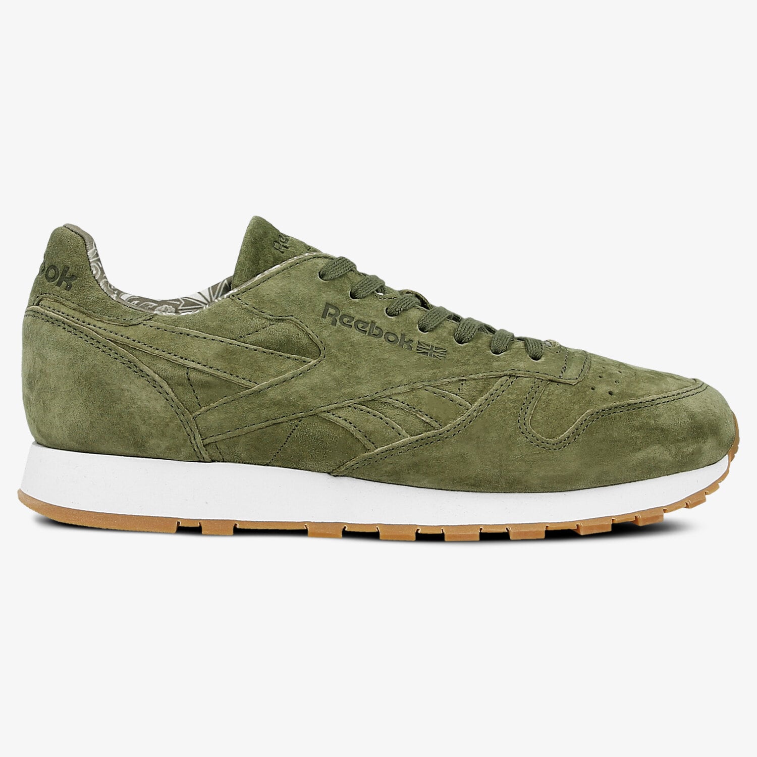 Buty sneakersy męskie REEBOK CL LEATHER TDC BS7301 ZIELONY