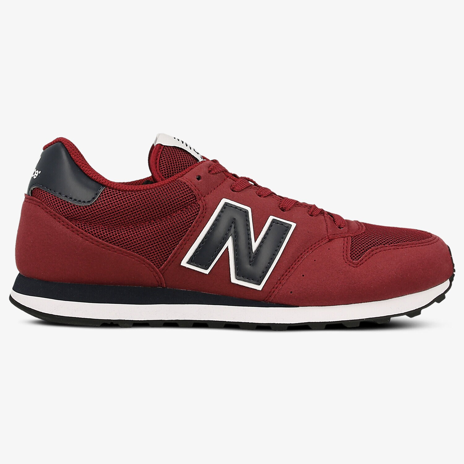 Buty sneakersy męskie NEW BALANCE GM500RWN GM500RWN BORDOWY