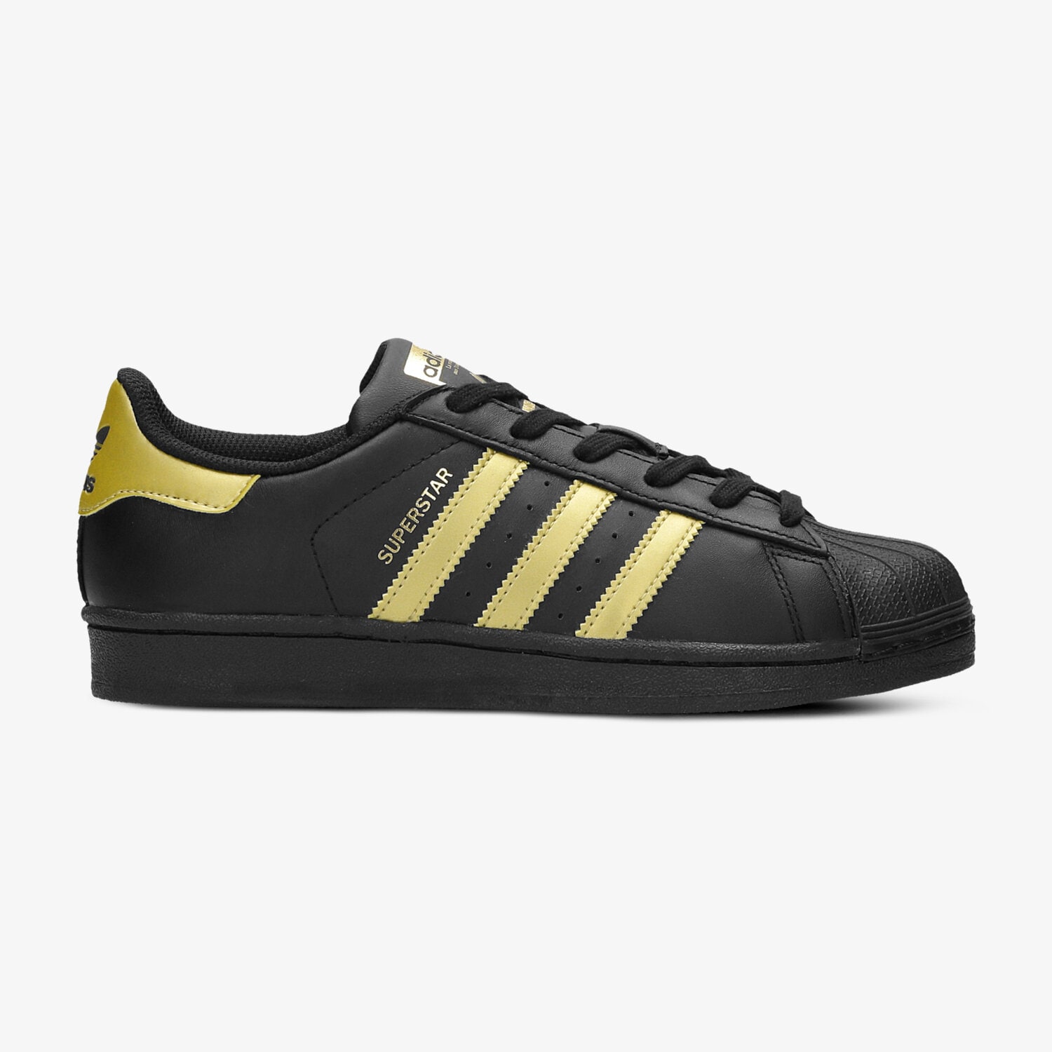 Buty sneakersy dla dzieci ADIDAS SUPERSTAR J BB2871 CZARNY