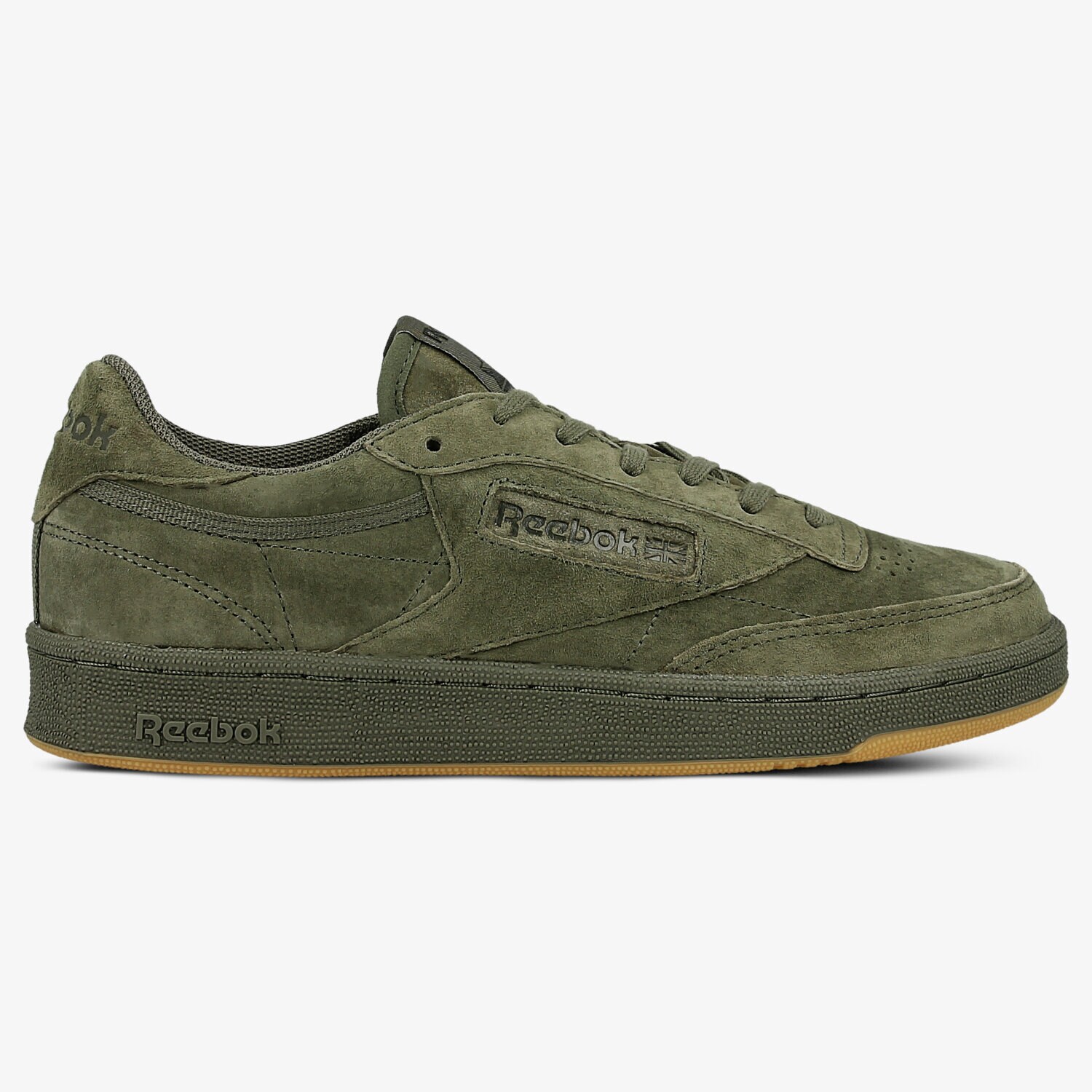 Buty sneakersy męskie REEBOK CLUB C 85 TG BD4759M ZIELONY