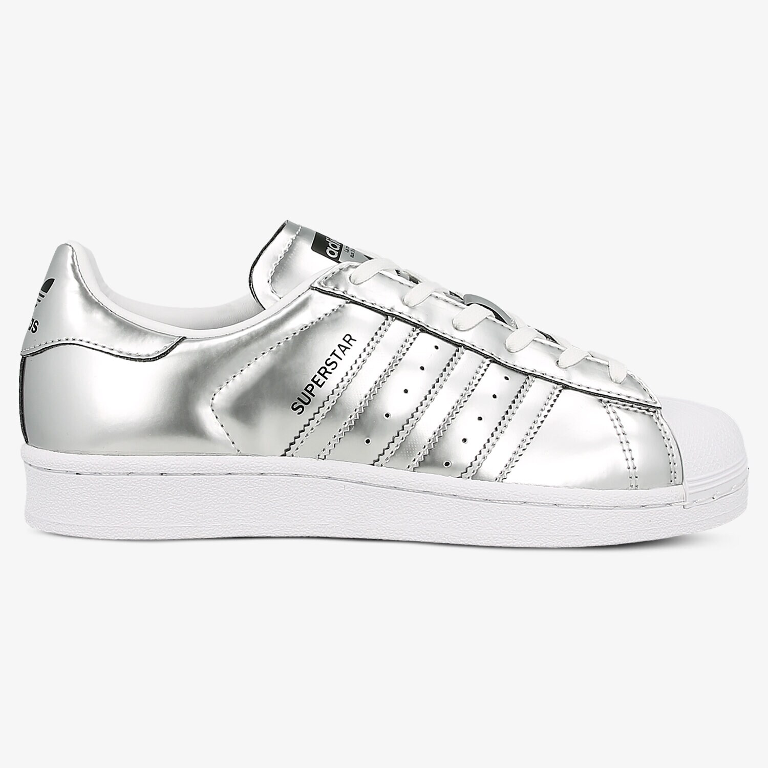 Buty sneakersy damskie ADIDAS SUPERSTAR W CG3681 SREBRNY