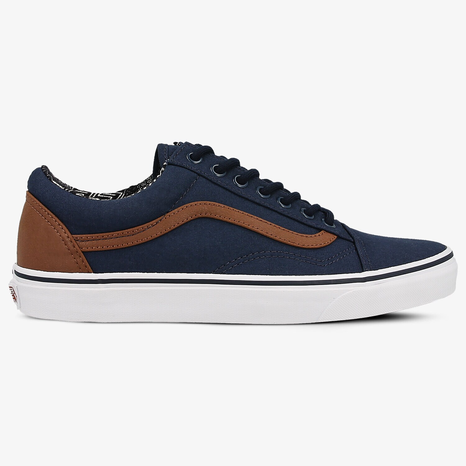 Buty sneakersy męskie VANS OLD SKOOL VA38G1MVE GRANATOWY