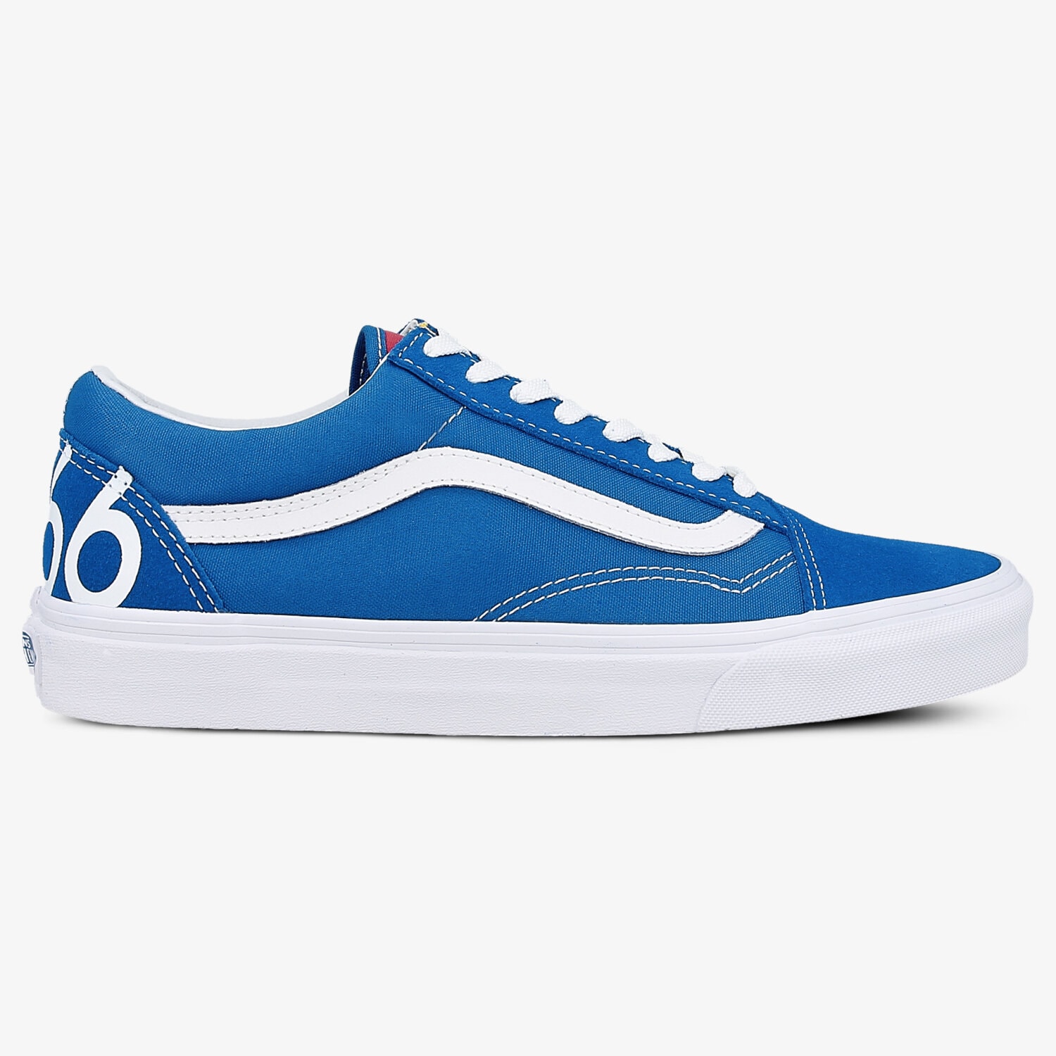 Buty sneakersy męskie VANS OLD SKOOL VA38G1MVW NIEBIESKI