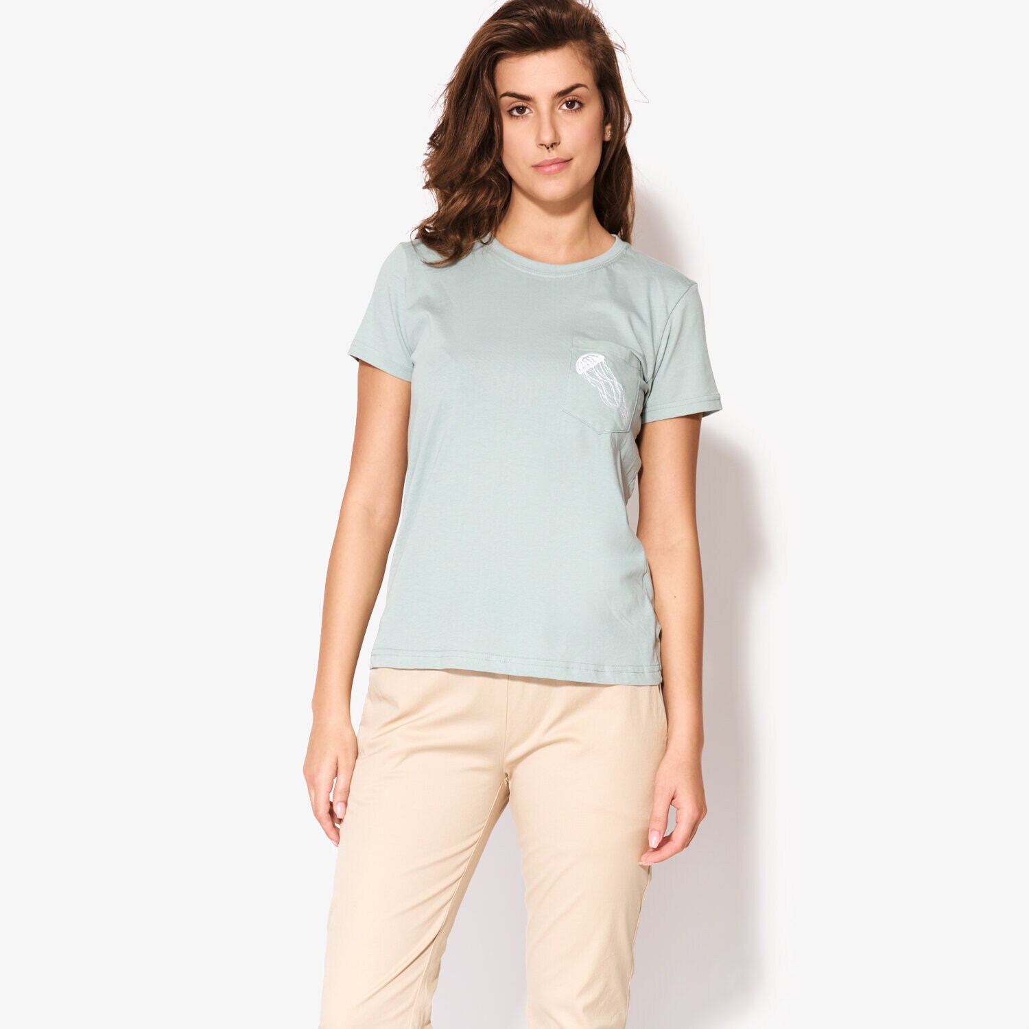 Koszulka, t-shirt damski CONFRONT T-SHIRT SS PLAVNIK CF17TSD35001 ZIELONY