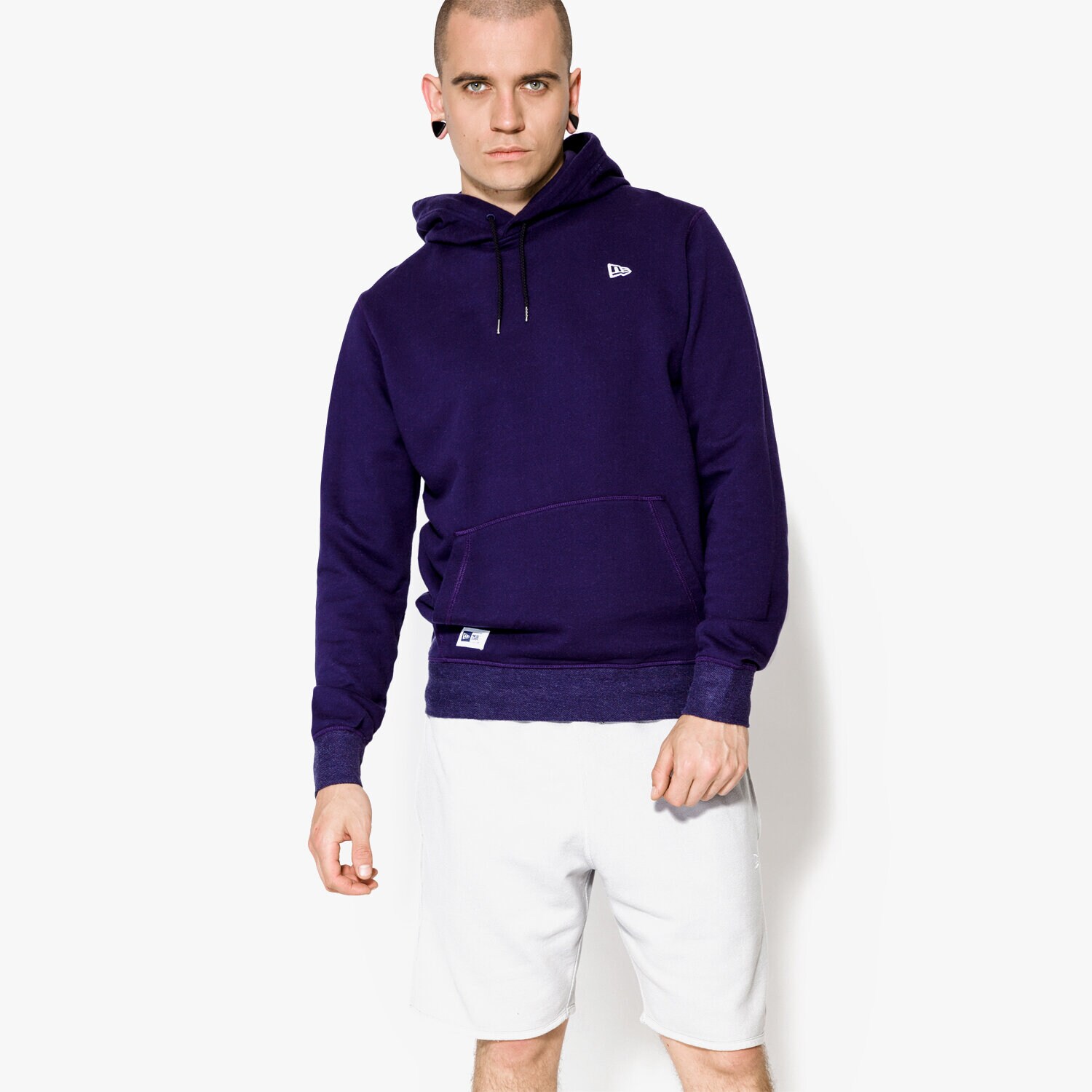 Bluza męska NEW ERA BLUZA SANDWASH HOODY NE LNV 11409815 GRANATOWY
