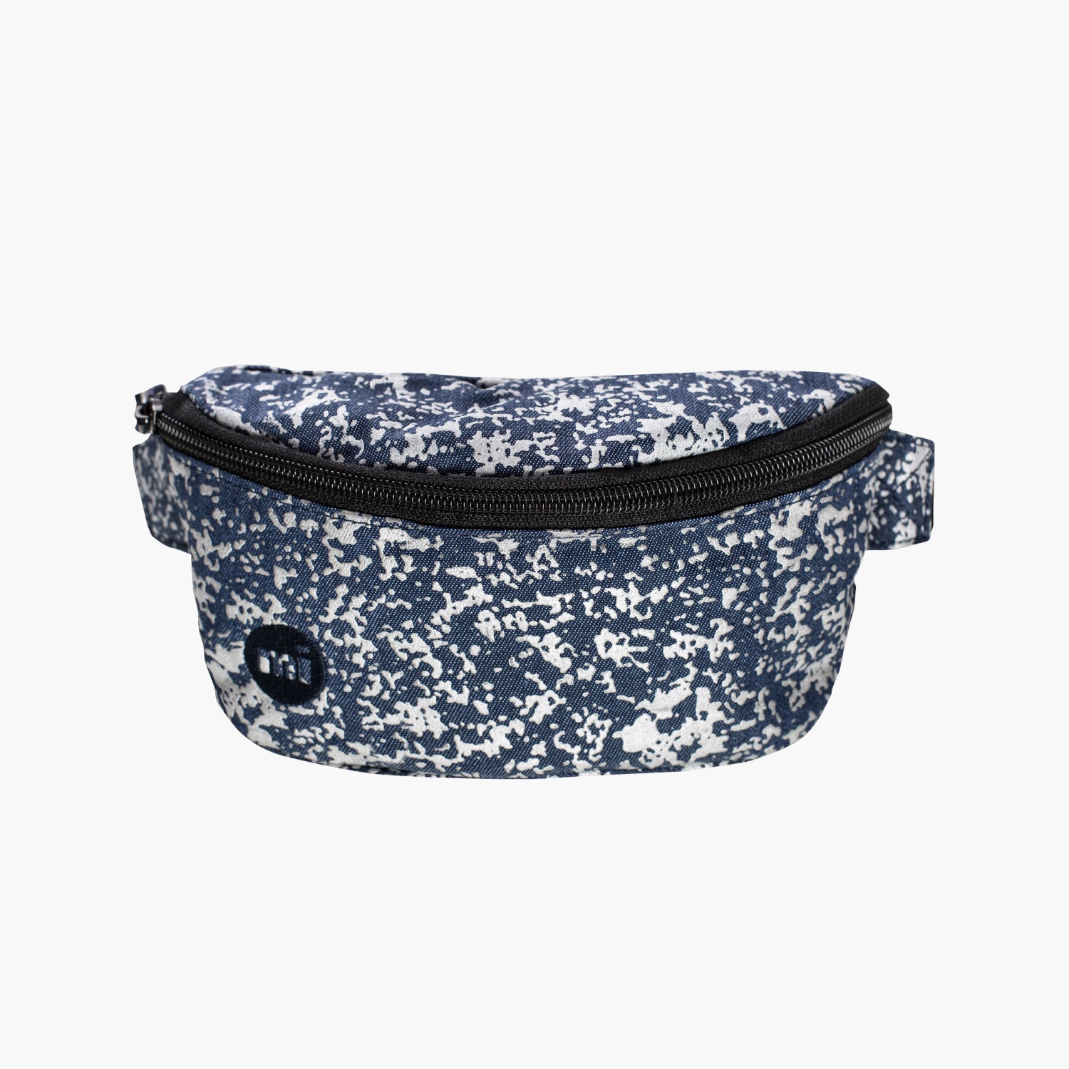 Saszetki nerki damskie MI PAC NERKA SLIM DENIM SPLATTER SPLATTER 742250003 CZARNY
