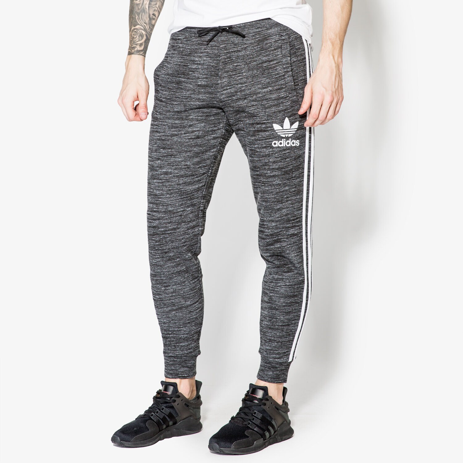 Spodnie sportowe męskie ADIDAS SPODNIE CLFN FT PANTS BK5905 SZARY