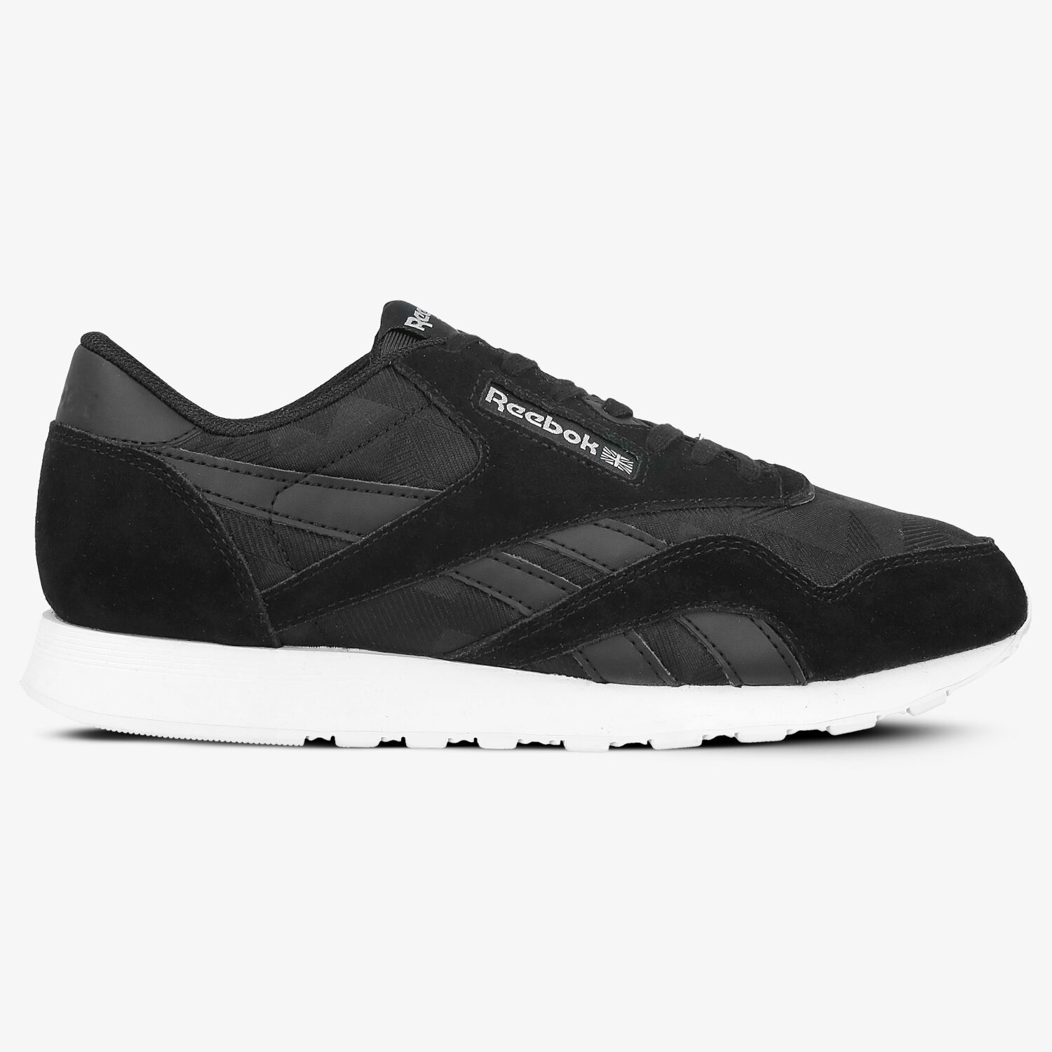 Buty sneakersy męskie REEBOK CL NYLON BD3077 CZARNY