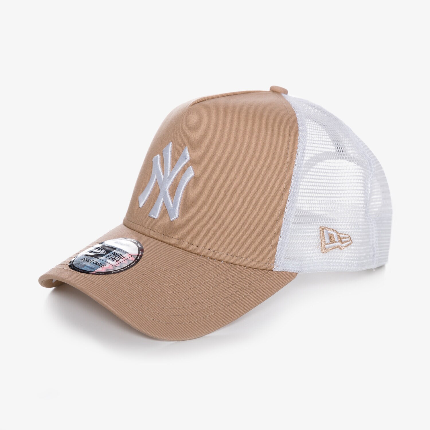 Czapka z daszkiem dla dzieci NEW ERA CZAPKA MLB ESS TRK NY YANKEES CAM/WHI 80488968 BEŻOWY