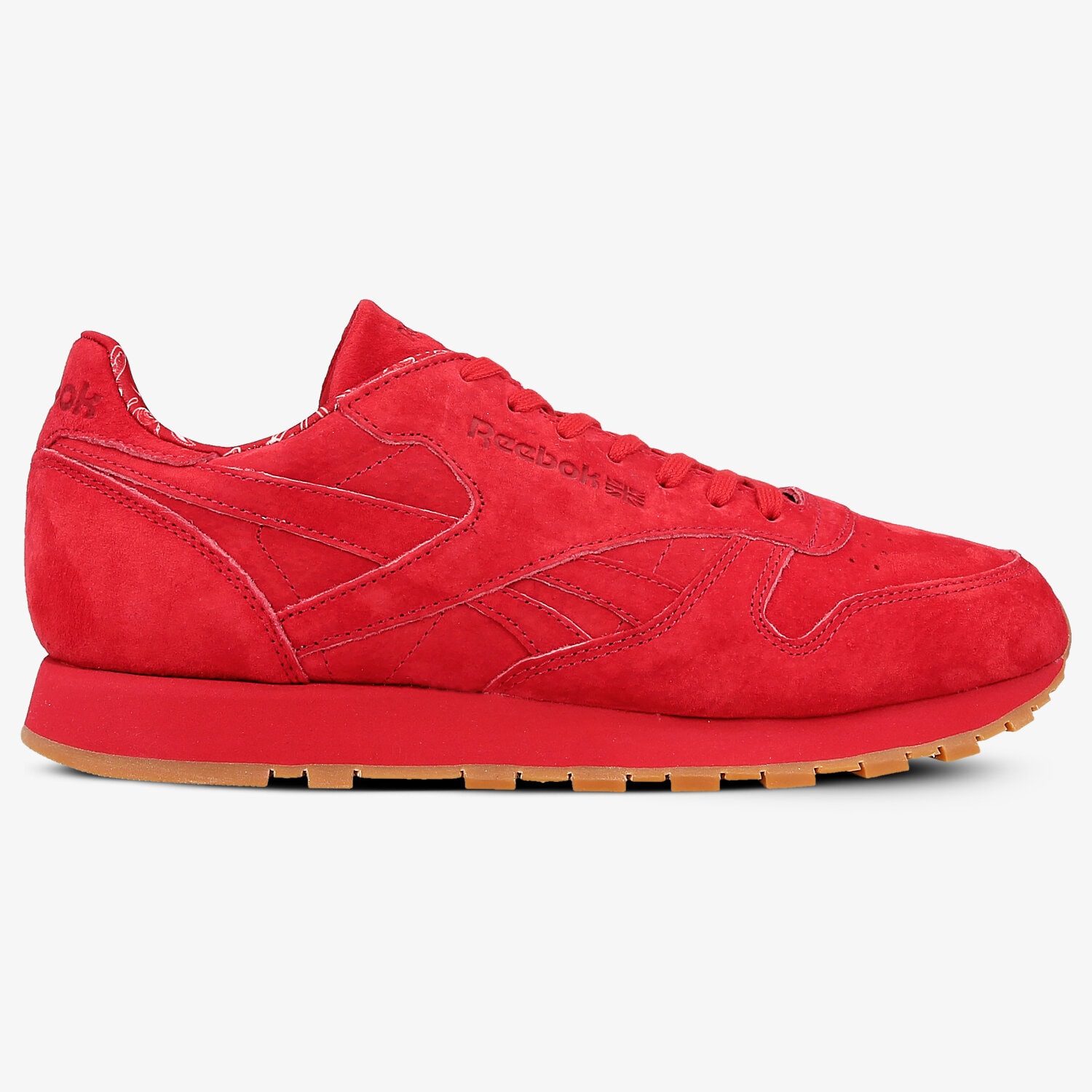 Buty sneakersy męskie REEBOK CL LEATHER TDC BD3231 CZERWONY