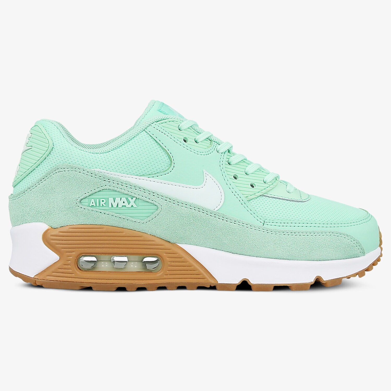 Buty sneakersy damskie NIKE WMNS AIR MAX 90 325213307 ZIELONY