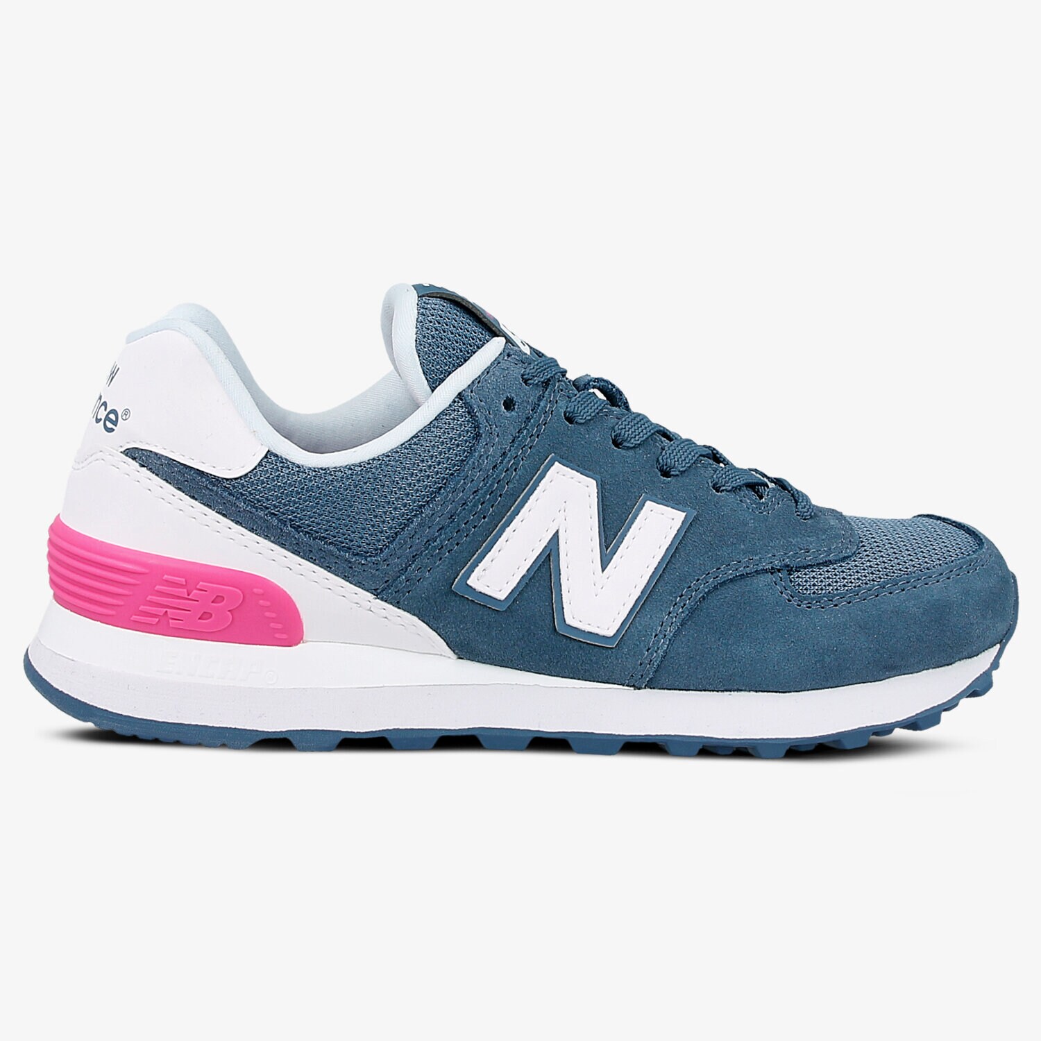 Buty sneakersy damskie NEW BALANCE WL574CNB WL574CNB NIEBIESKI