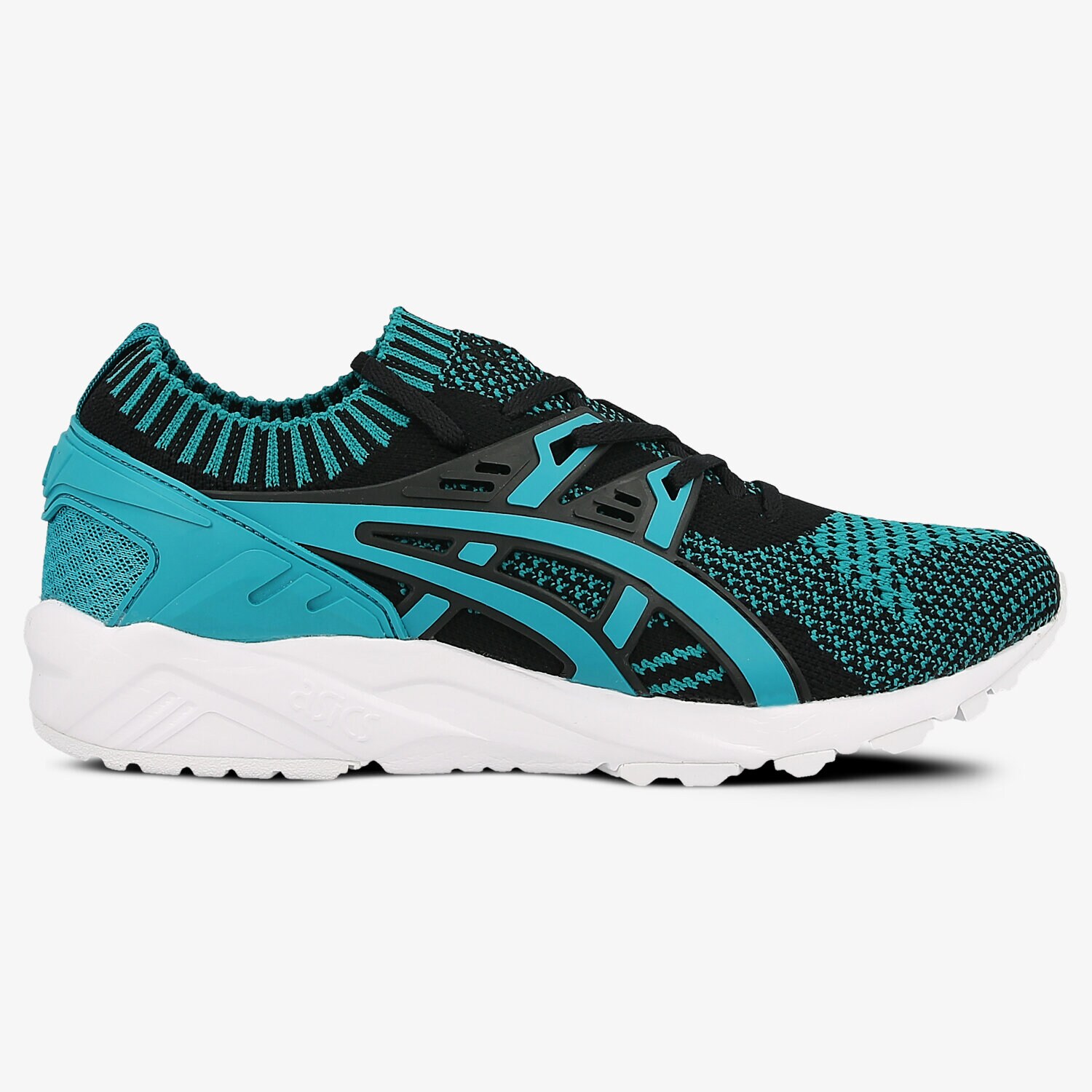 Buty sneakersy damskie ASICS GEL KAYANO TRAINER KNIT H7W7N8383 NIEBIESKI