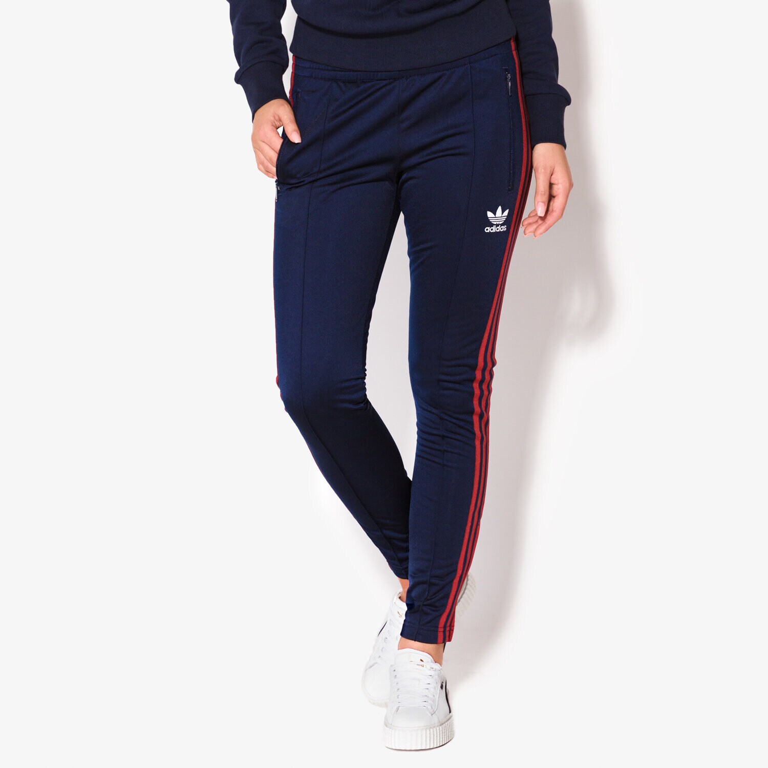 Spodnie sportowe damskie ADIDAS SPODNIE SST TP BJ8334 GRANATOWY