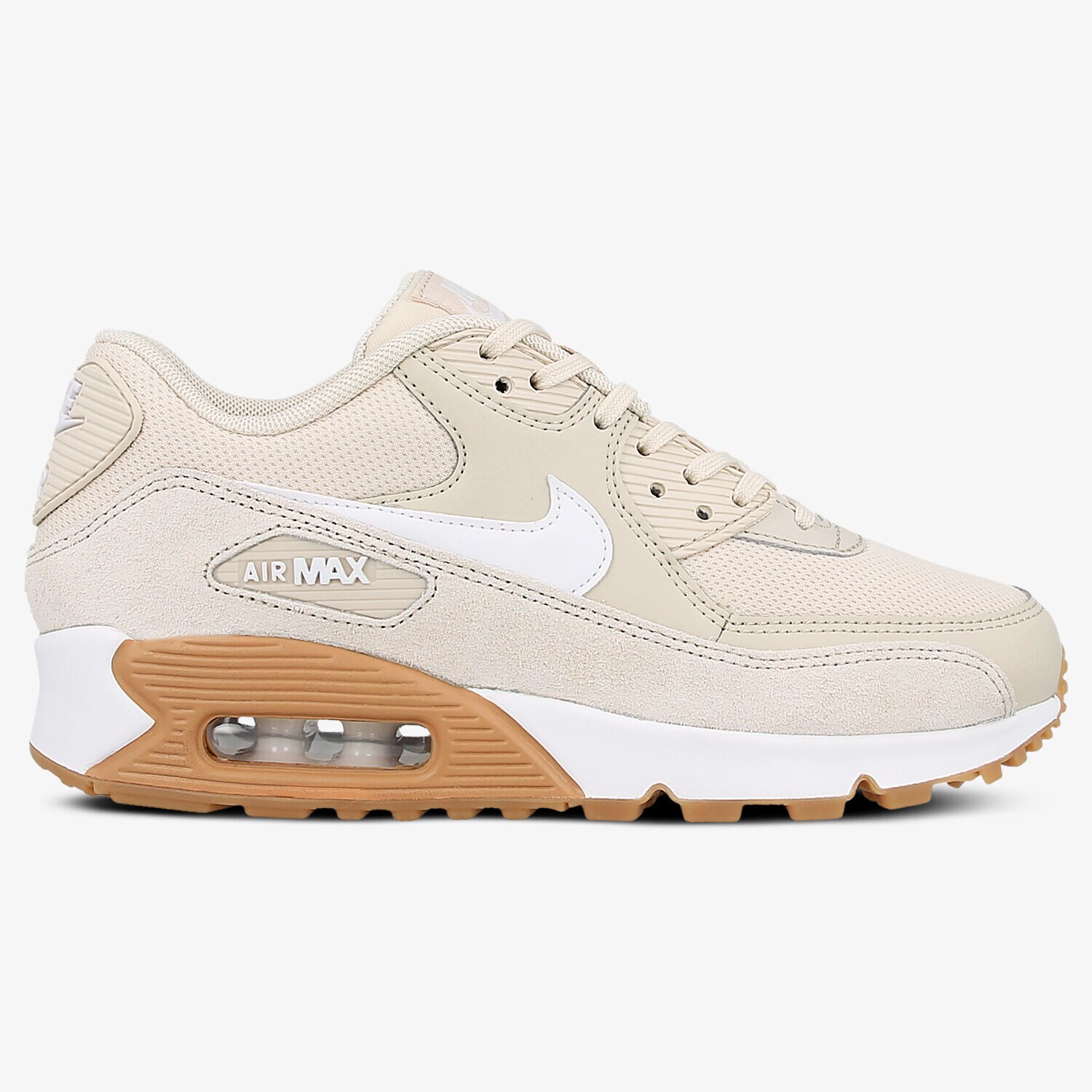 Buty sneakersy damskie NIKE WMNS AIR MAX 90 325213128 BEŻOWY