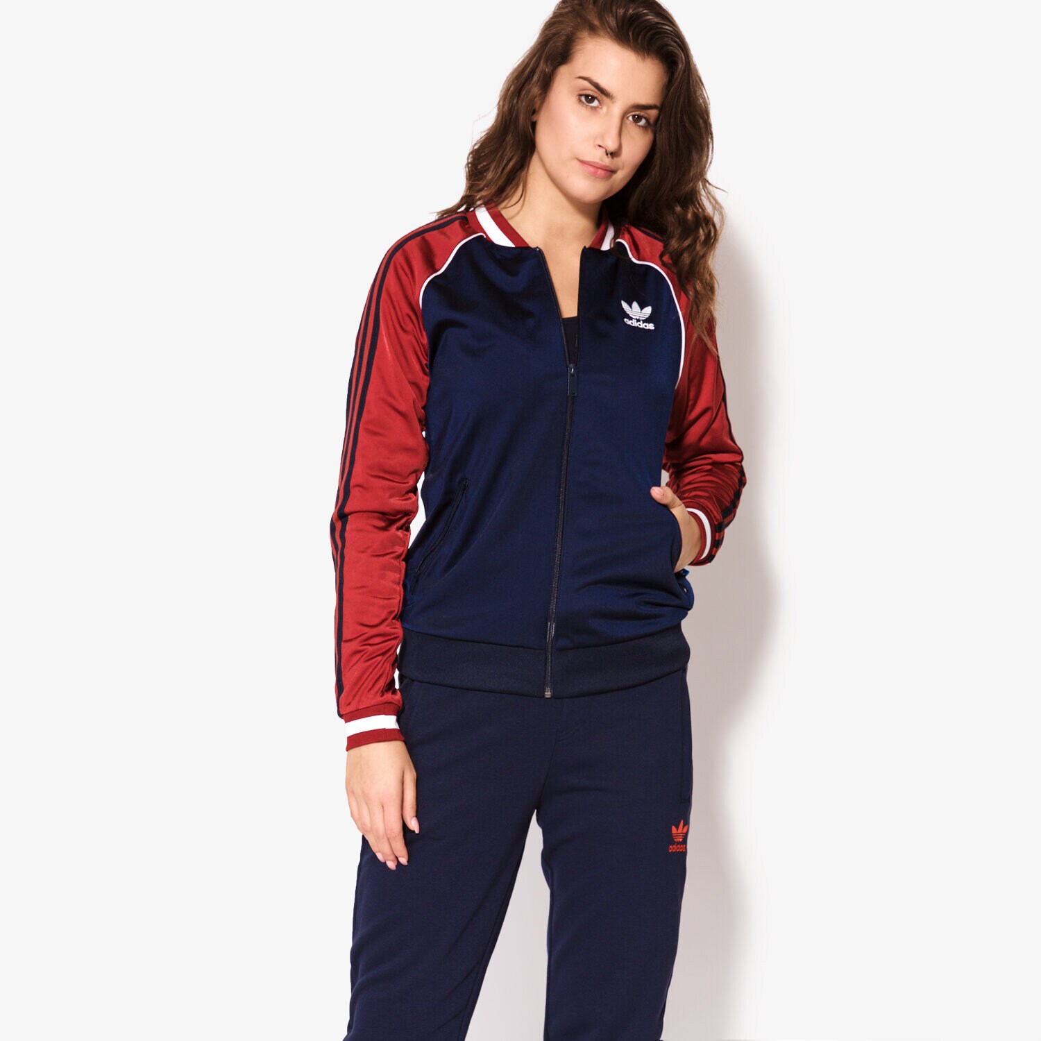 Bluza damska ADIDAS BLUZA SST TT BJ8318 GRANATOWY
