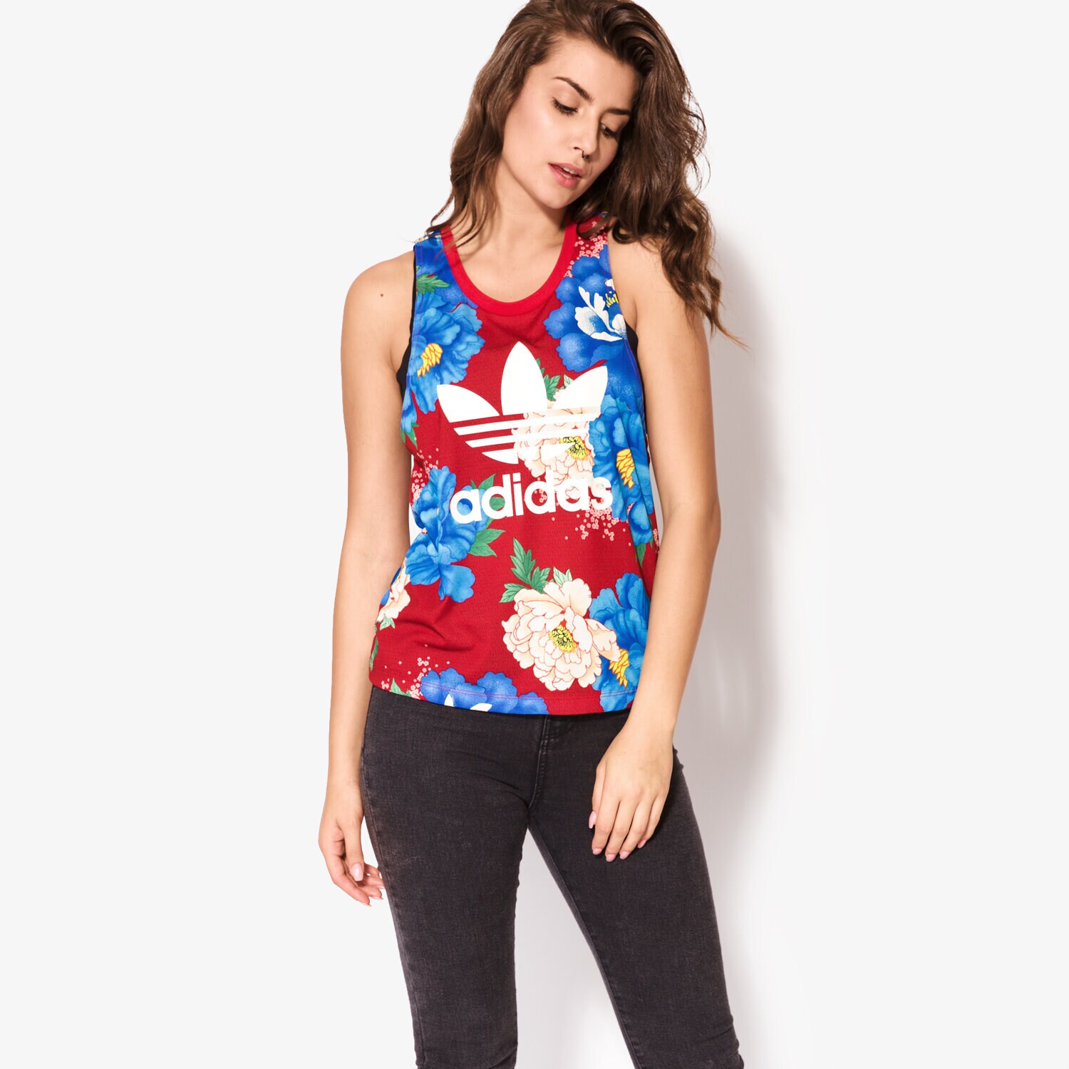 Koszulka, t-shirt damski ADIDAS TANK C TANK BJ8413 MULTICOLOR