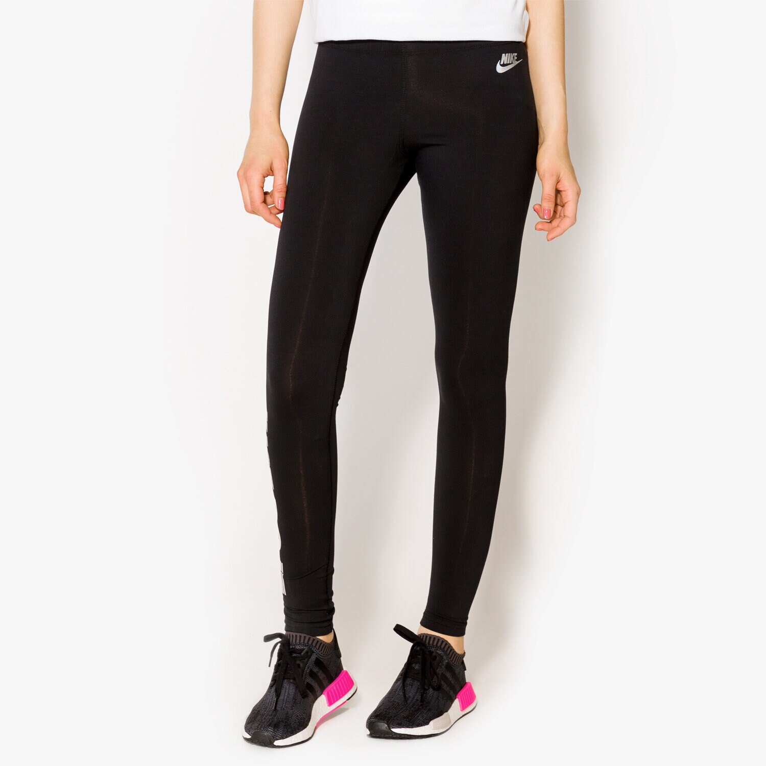 Spodnie sportowe damskie NIKE LEGGINGS W NSW LGGNG HOLOGRAM 886257010 CZARNY