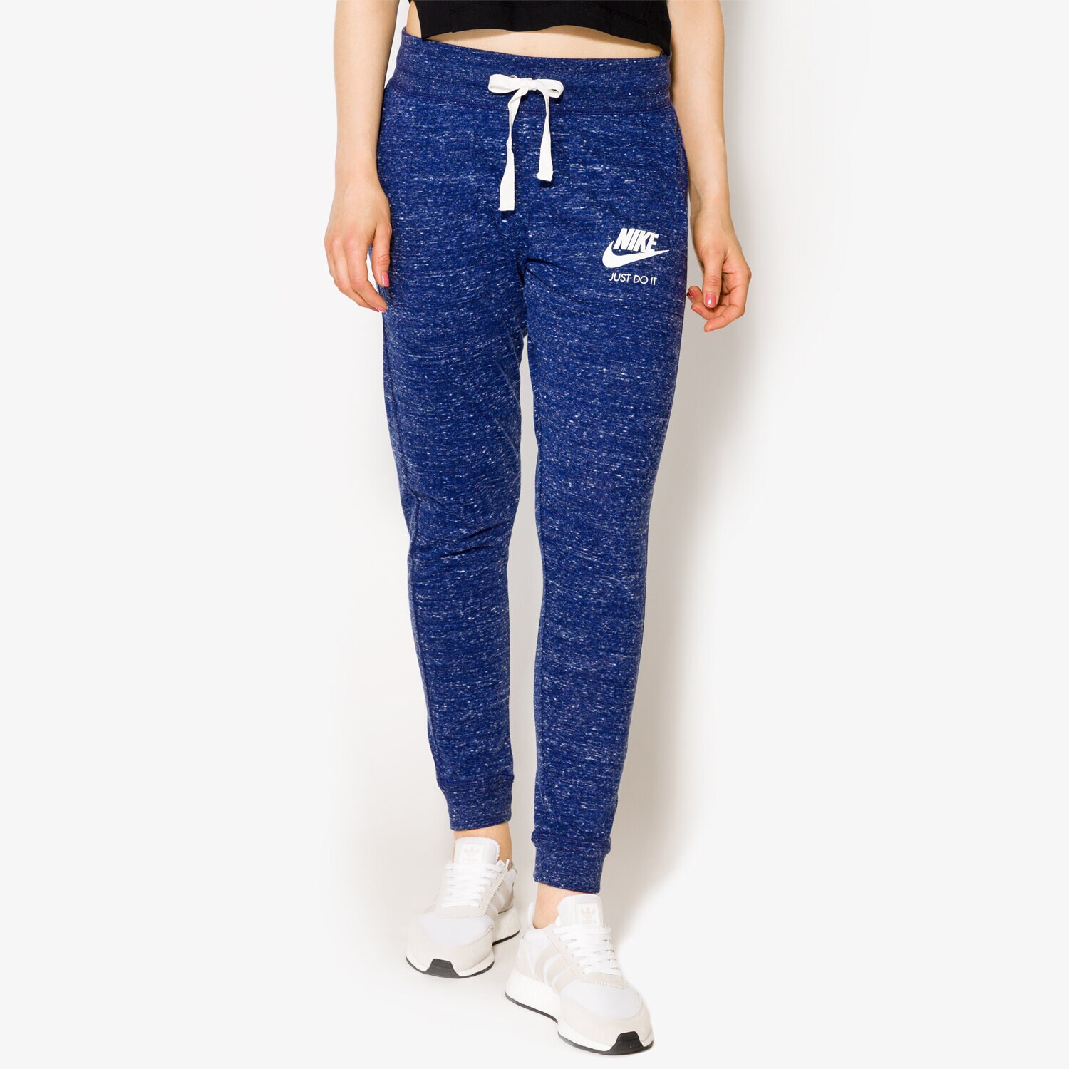Spodnie sportowe damskie NIKE SPODNIE W NSW GYM VNTG PANT 883731429 GRANATOWY