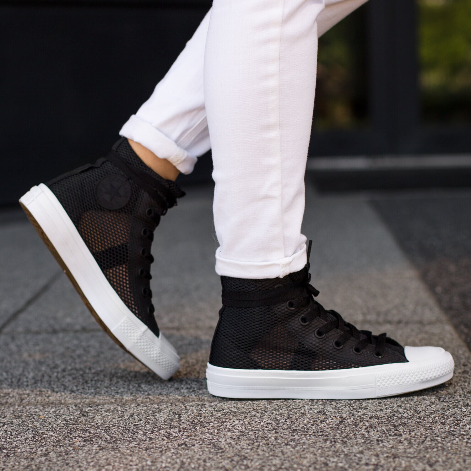 Damskie trampki, tenisówki CONVERSE CHUCK TAYLOR ALL STAR II C155731W CZARNY