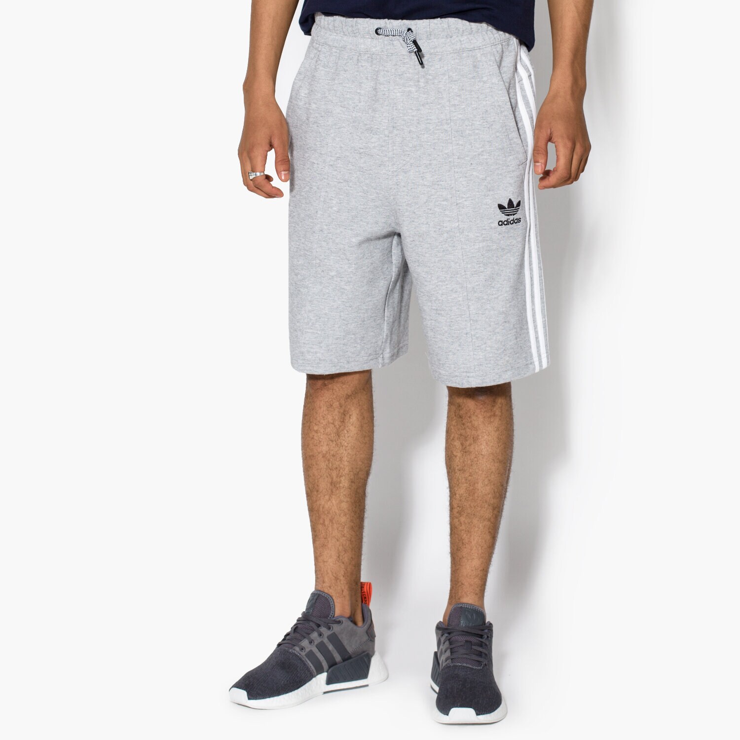Spodnie sportowe męskie ADIDAS SPODNIE L.A SHORTS FT BK7751 SZARY