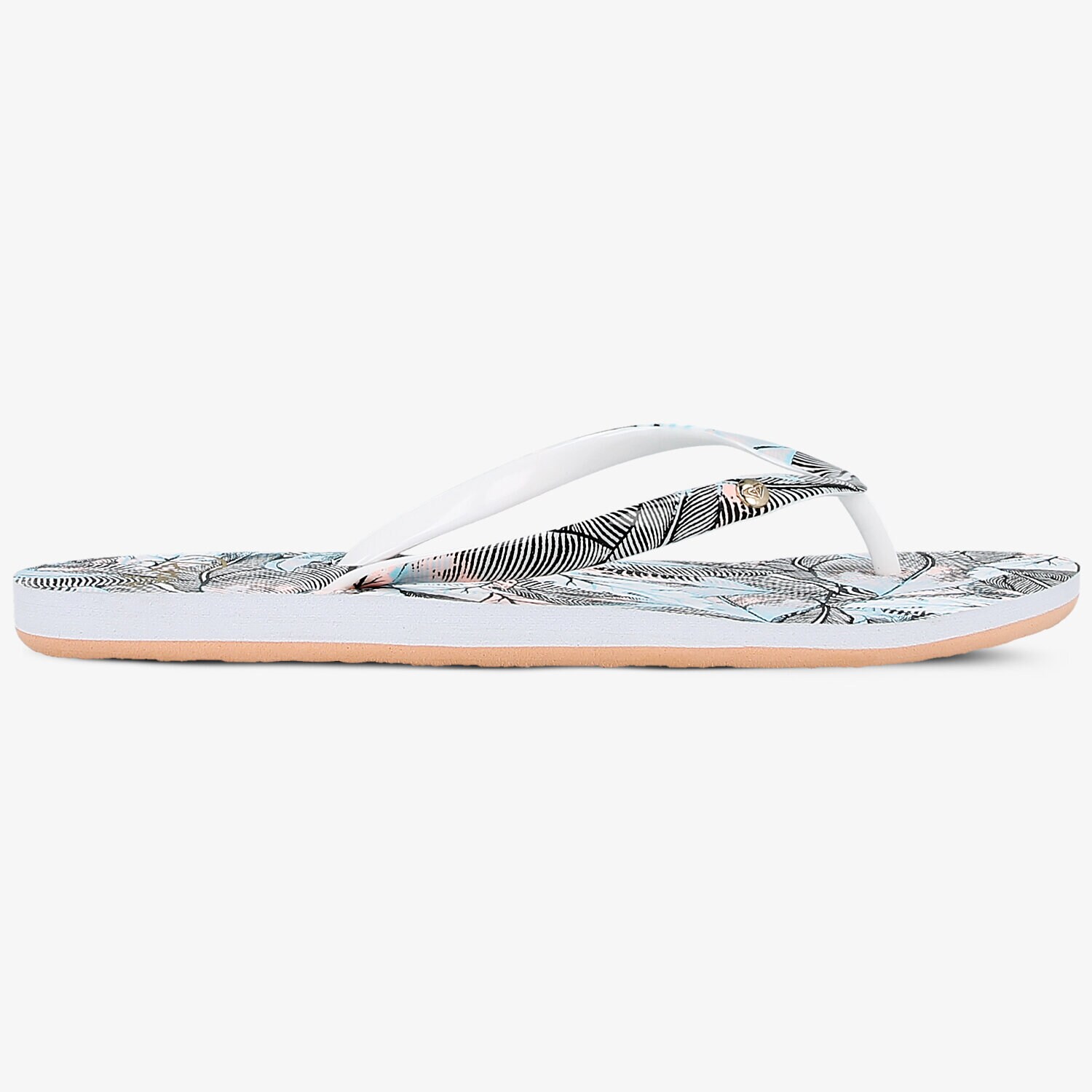 Klapki damskie ROXY PORTOFINO ARJL100551DGY MULTICOLOR