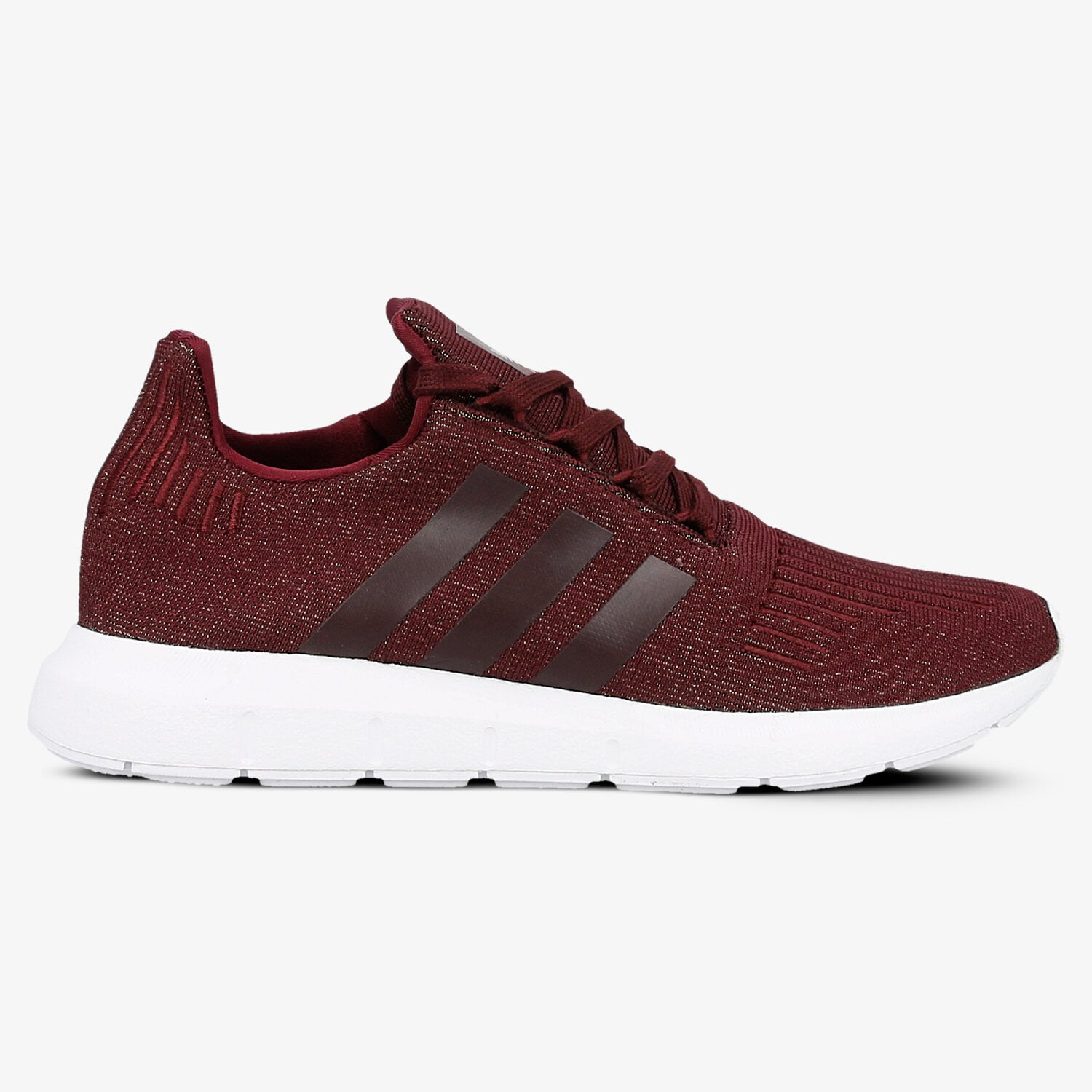 Buty sneakersy damskie ADIDAS SWIFT RUN W CQ2017 BORDOWY