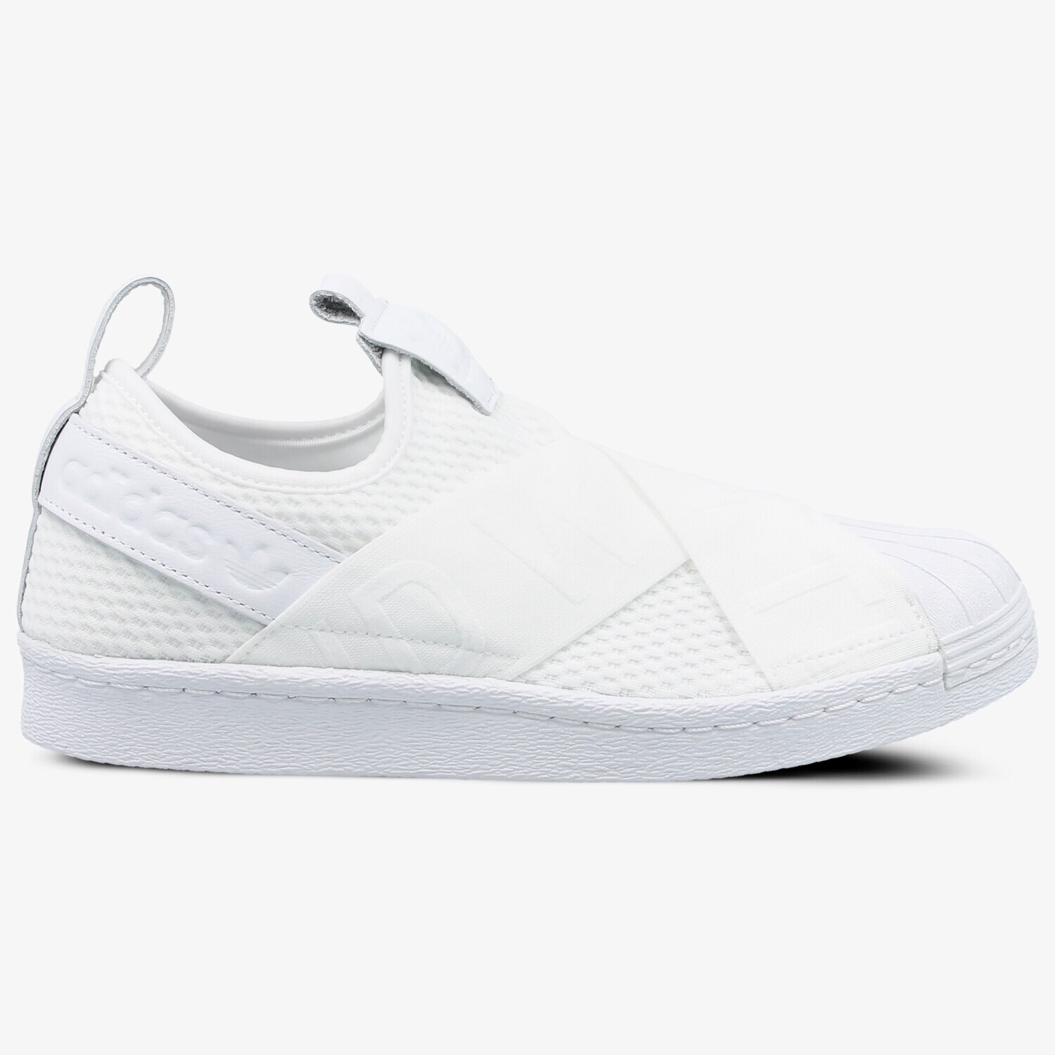Buty sneakersy damskie ADIDAS SUPERSTAR SLIPON W CQ2381 BIAŁY