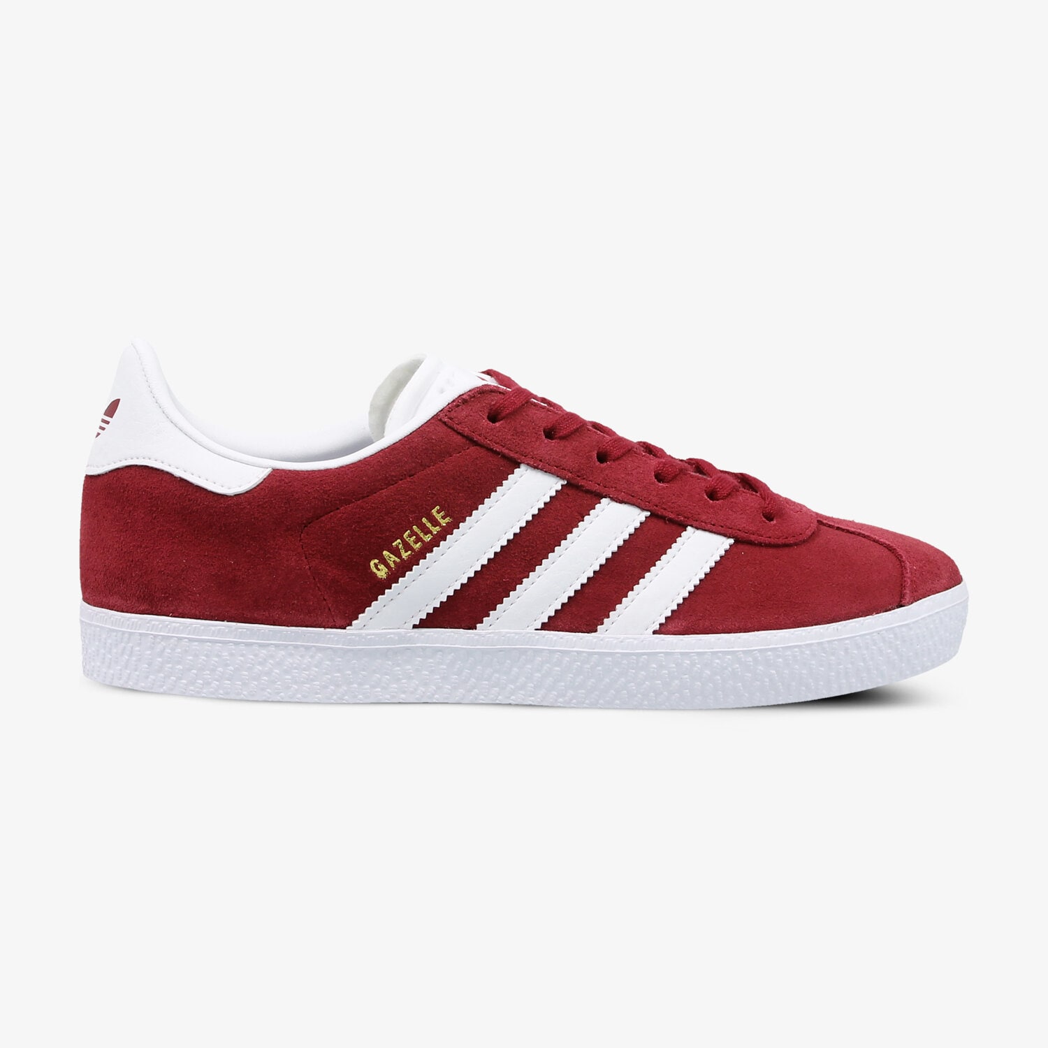 Buty sneakersy dla dzieci ADIDAS GAZELLE J CQ2874 BORDOWY