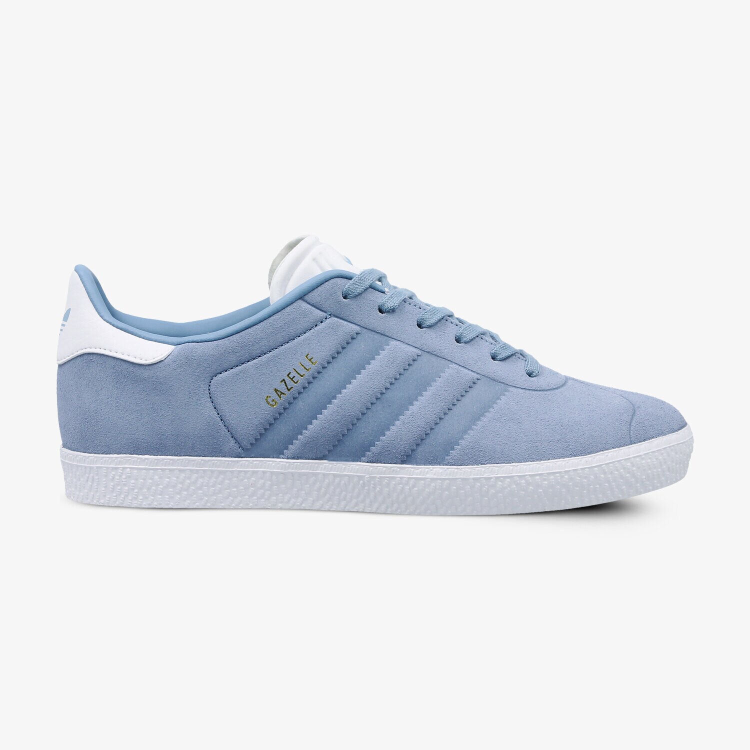 Buty sneakersy dla dzieci ADIDAS GAZELLE J CQ2880 NIEBIESKI