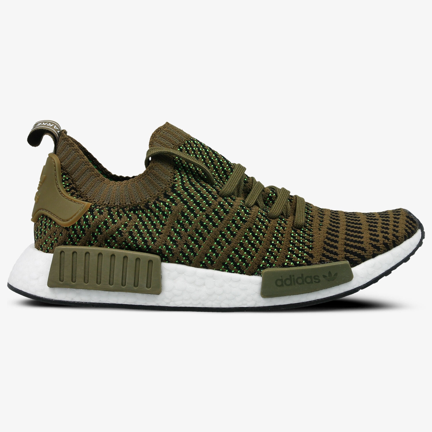 Buty sneakersy męskie ADIDAS NMD_R1 STLT PK CQ2389 KHAKI