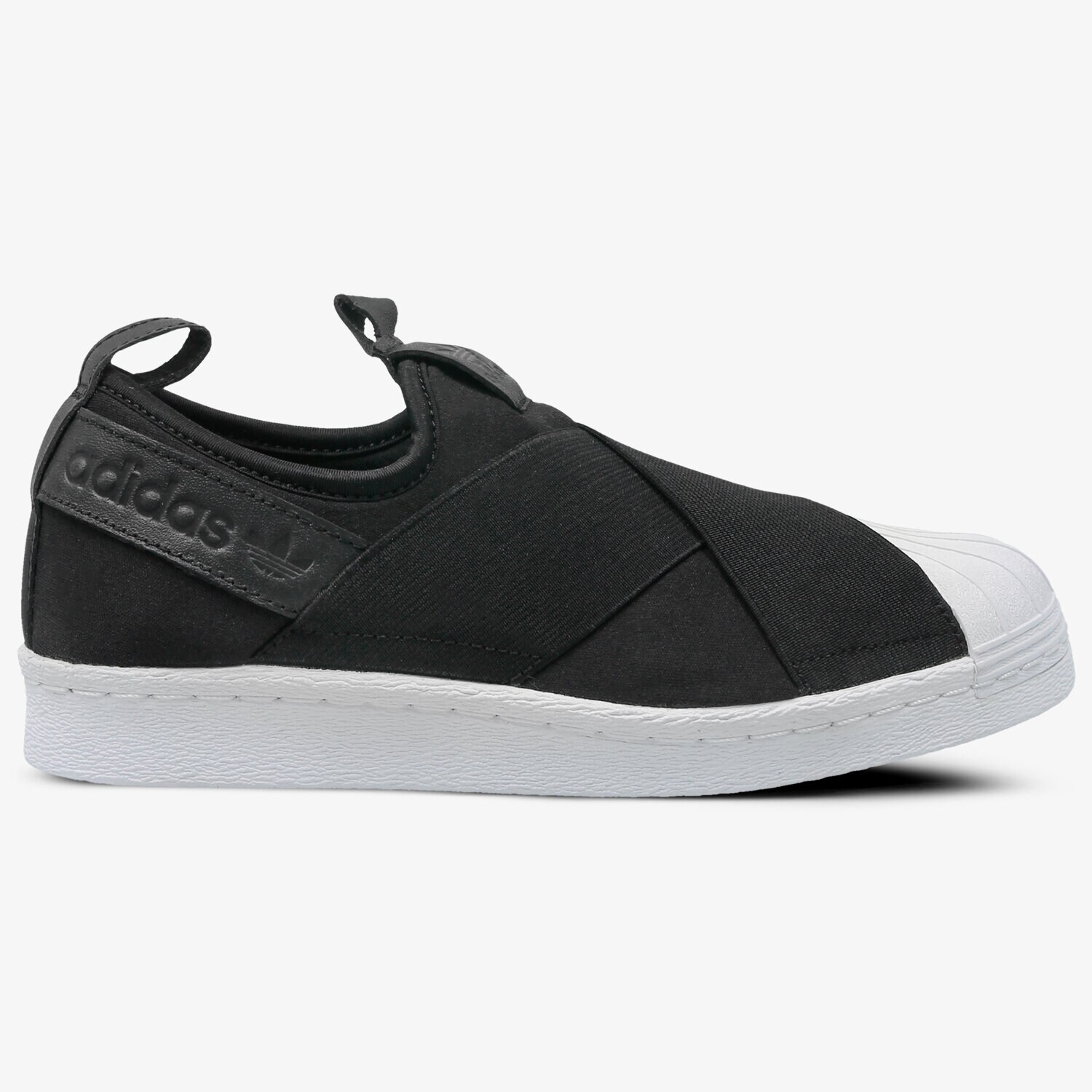 Buty sneakersy damskie ADIDAS SUPERSTAR SLIPON BZ0112W CZARNY